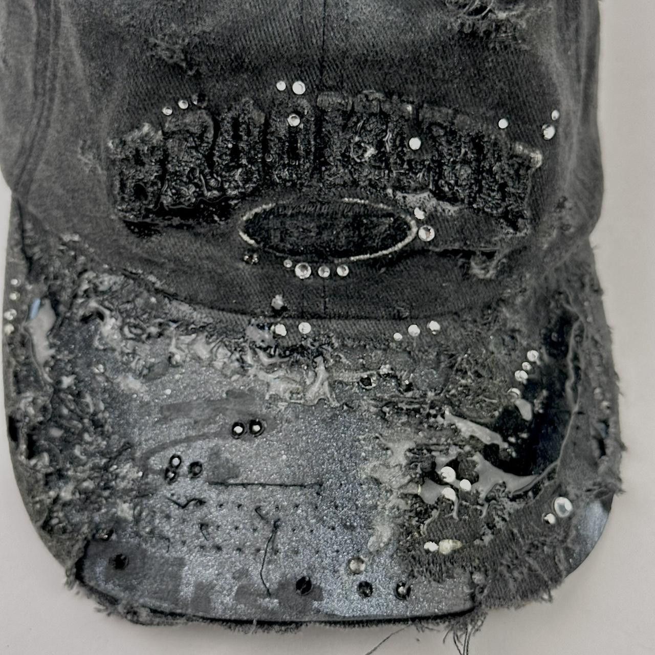 Other ASTROBOI* 'Alastair' Brooklyn Black Resin Rhinestone Hat Size ONE SIZE - 3 Thumbnail