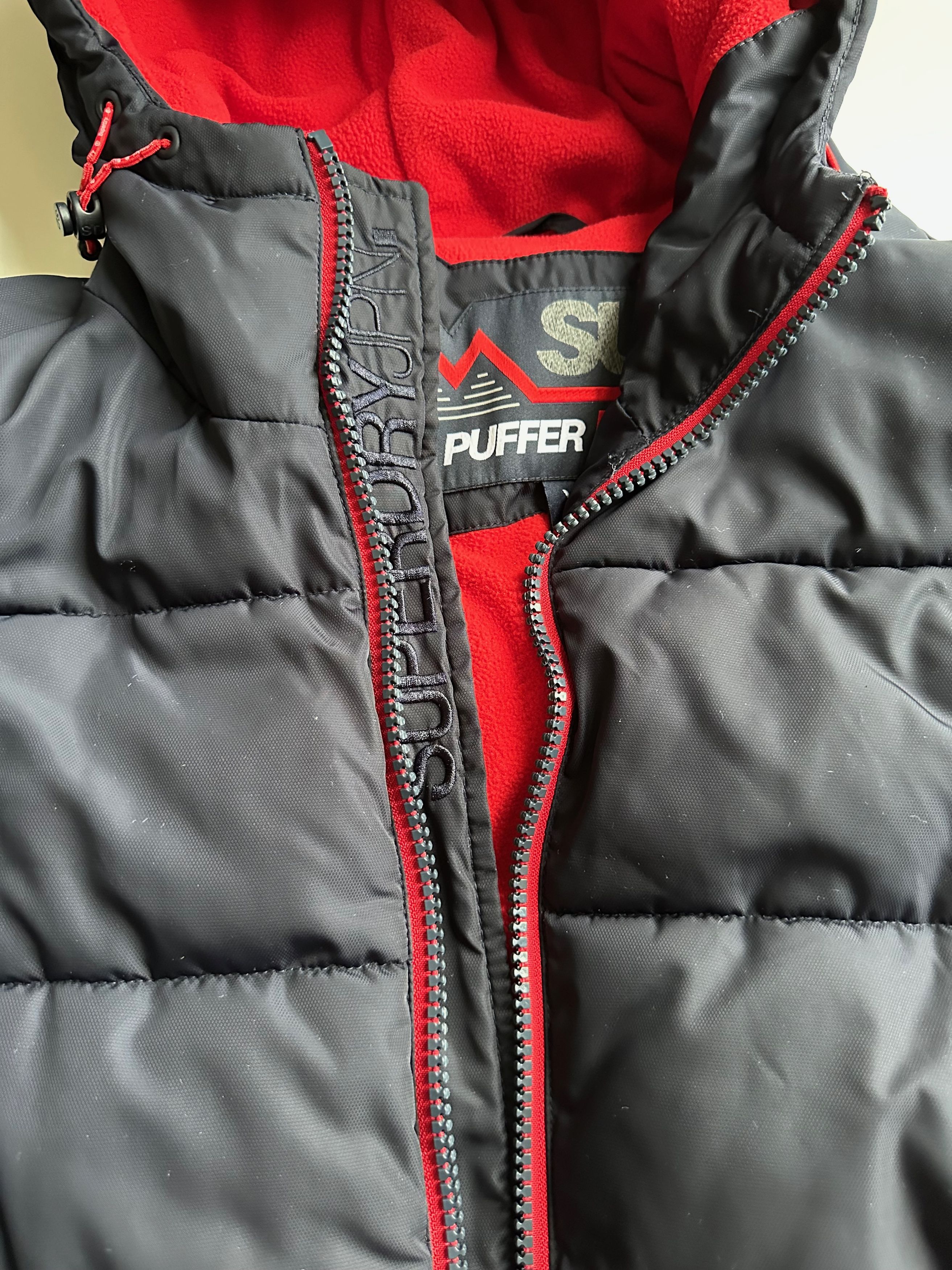 Superdry SuperDry Hooded Puffer Bomber Jacket - Navy - XL Size US XL / EU 56 / 4 - 5 Thumbnail