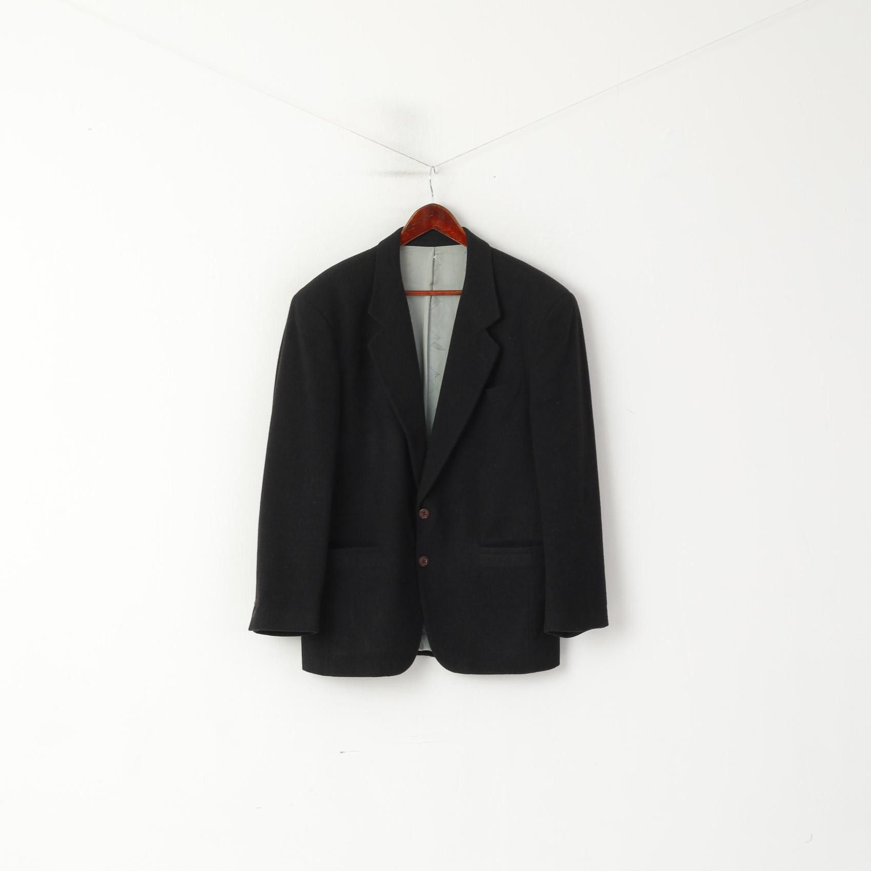Vintage More Than Fashion San Siro Men 48 42 Blazer Cashmere 2534 Size 42R - 2 Thumbnail