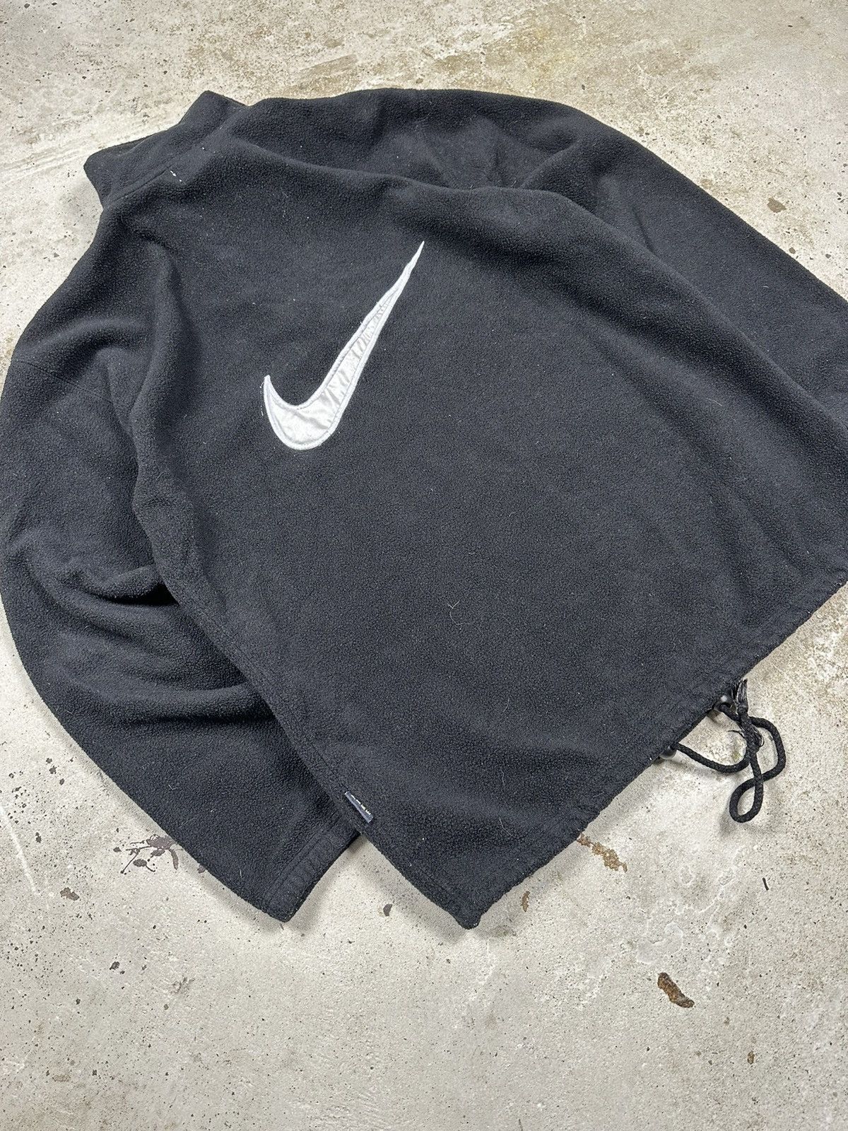 Nike ‼️ Vintage 90s Nike Fleece Big Swoosh 1/4 Zip Sweatshirt Boot Size US L / EU 52-54 / 3 - 7 Thumbnail