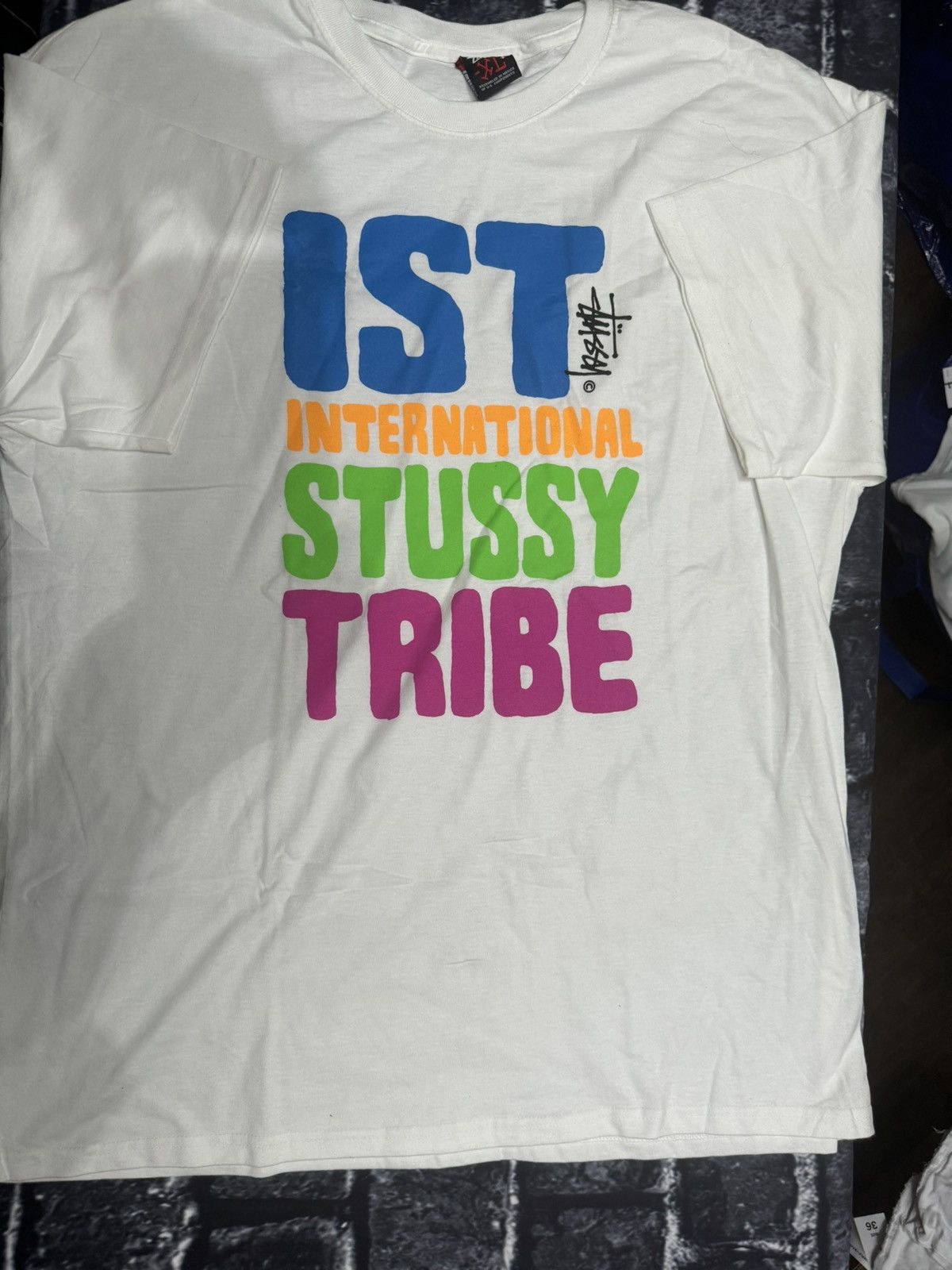 Stussy Stüssy Men's IST WHITE T-shirt Size US XL / EU 56 / 4 - 1 Thumbnail