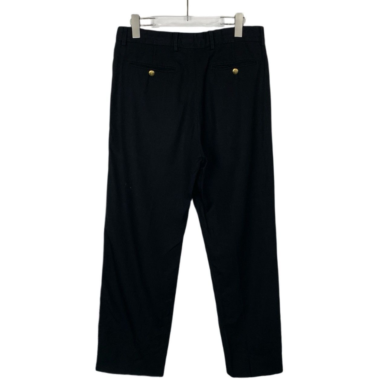Gucci Gucci Pants Black Cotton-Linen Straight Trousers (Size 48) Size US 32 / EU 48 - 8 Thumbnail