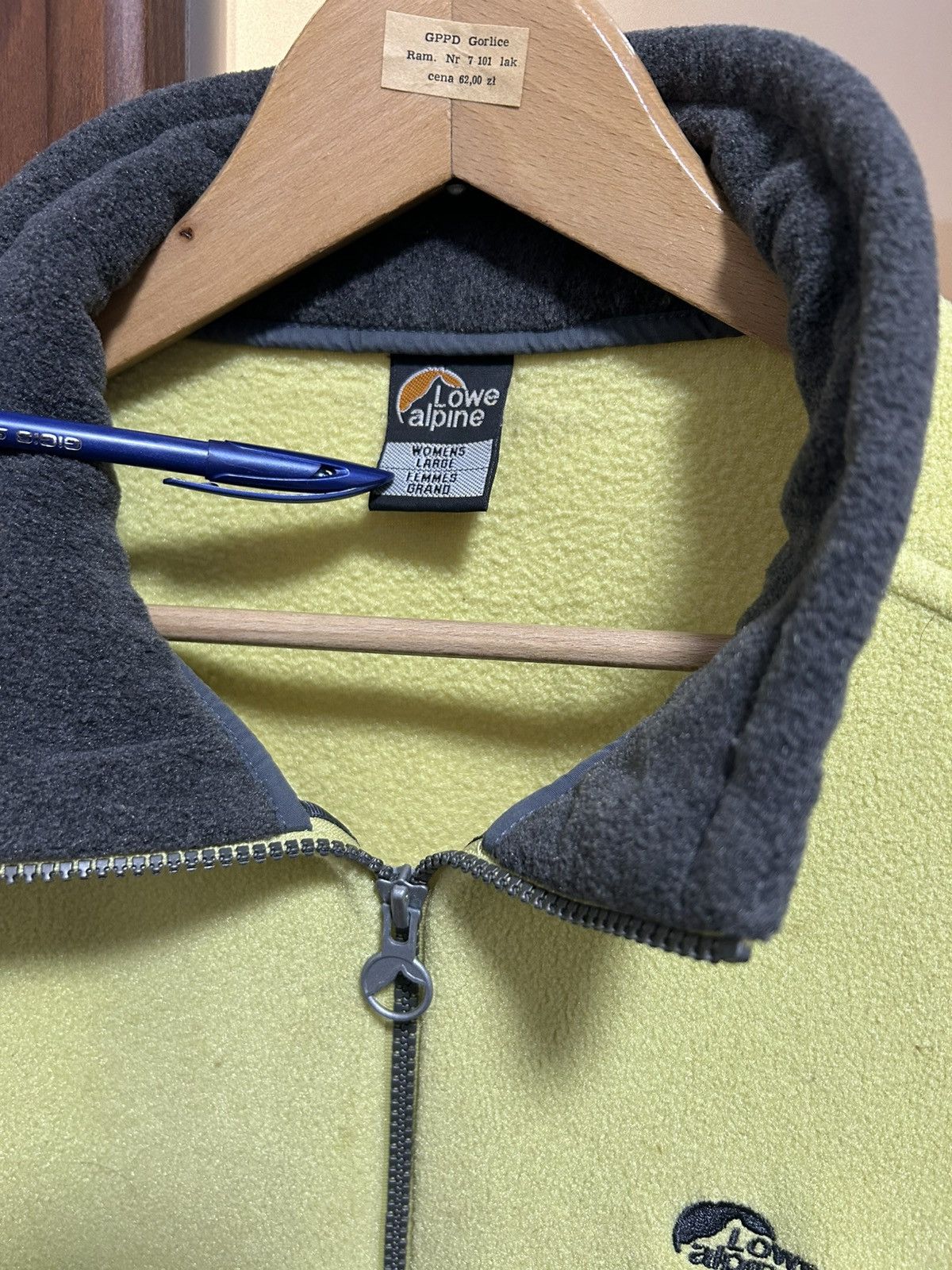 Other Vintage Lowe Alpine 1/4 Zip Fleece Jacket Women’s Outdoor Size L / US 10 / IT 46 - 6 Thumbnail