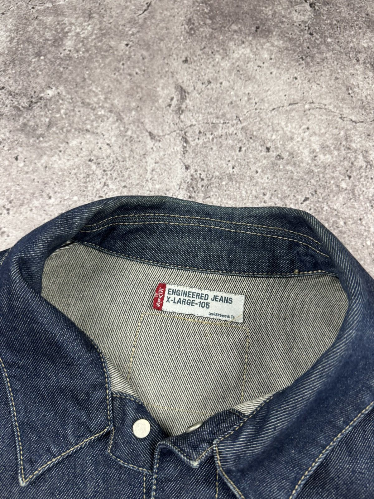 Levi's VINTAGE LEVIS BAGGY DENIM CRAZY Y2K JAPANEESE JACKET ARCHIVE Size US XL / EU 56 / 4 - 4 Thumbnail