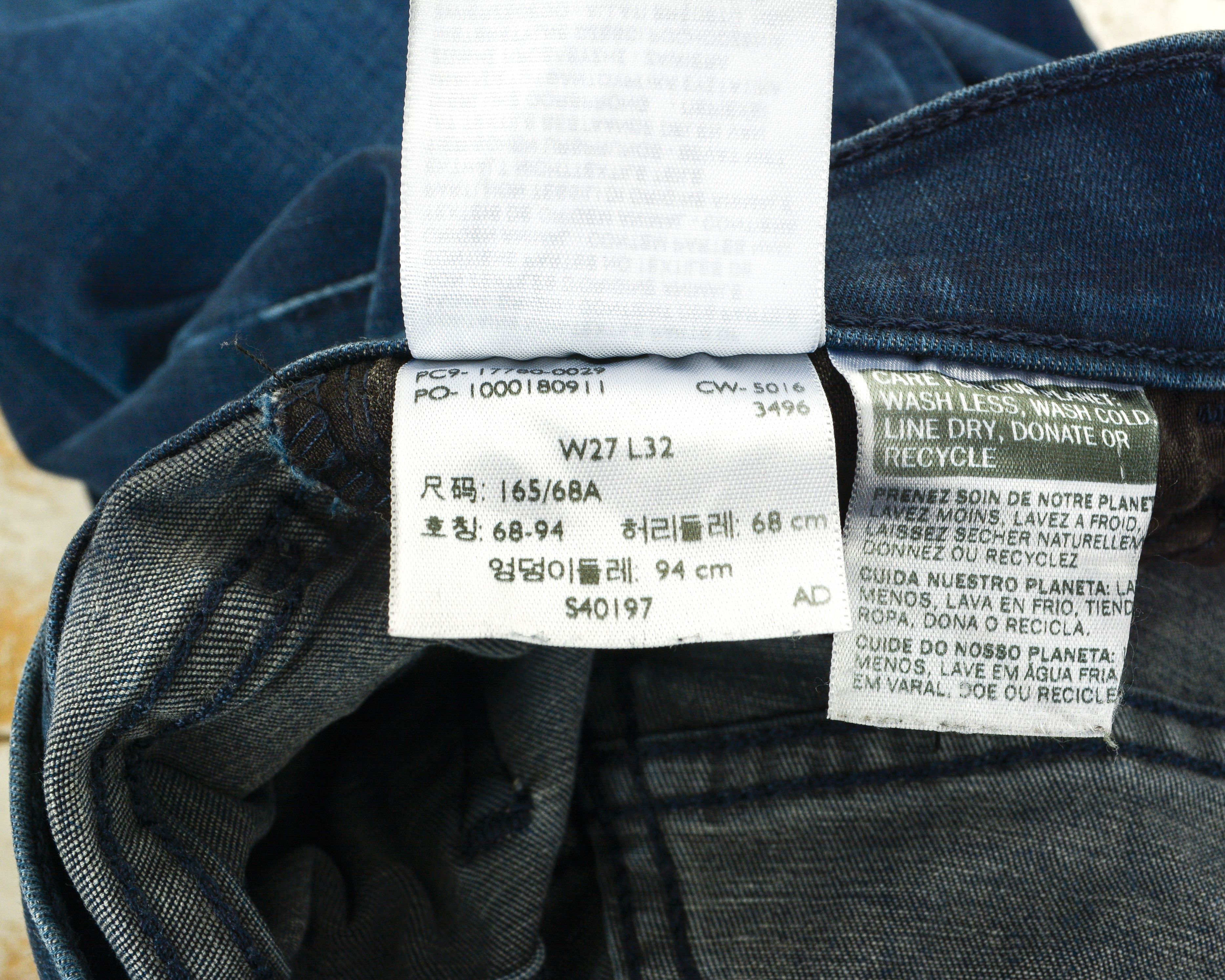 Levi's 710 Super Skinny Womens W27 L32 Jeans Trousers Pants Denim Size 27" / US 4 / IT 40 - 4 Thumbnail