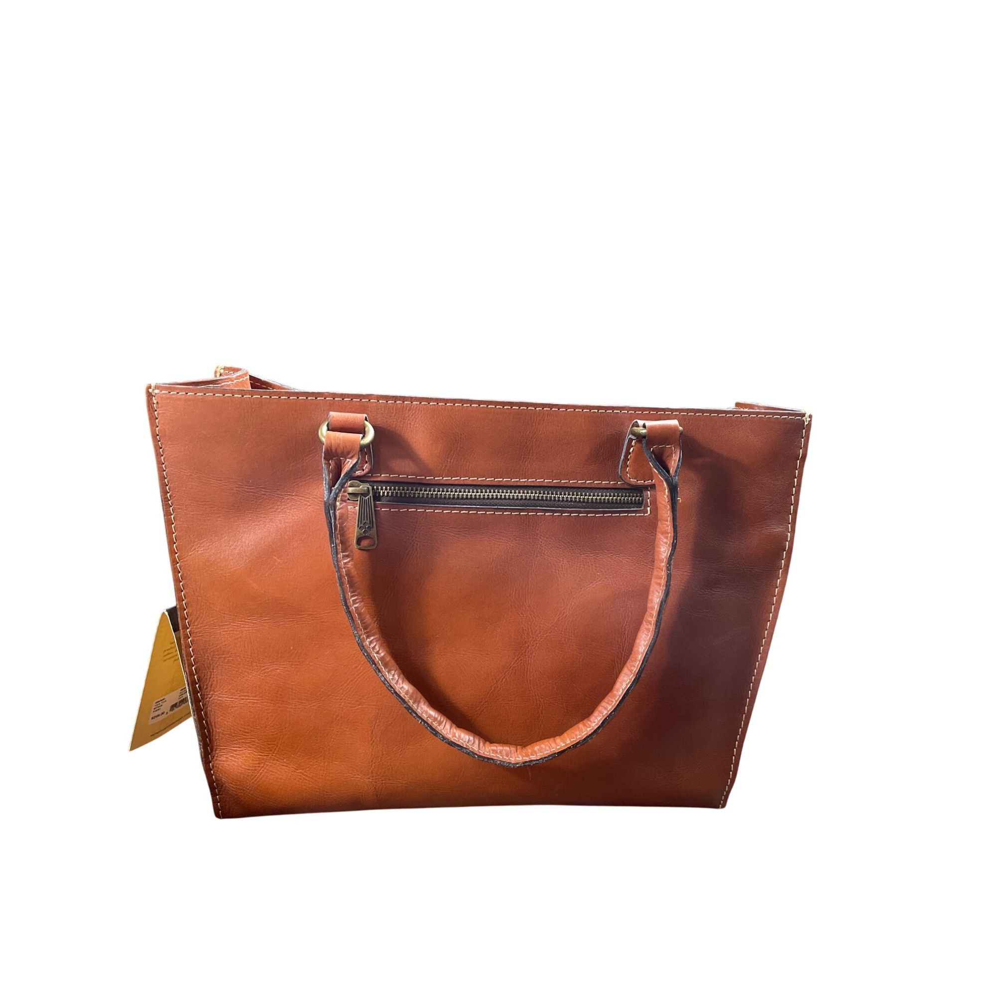 Patricia Nash Patricia Nash Womens Brown Italian Leather Handbag Shoulder Size ONE SIZE - 9 Thumbnail