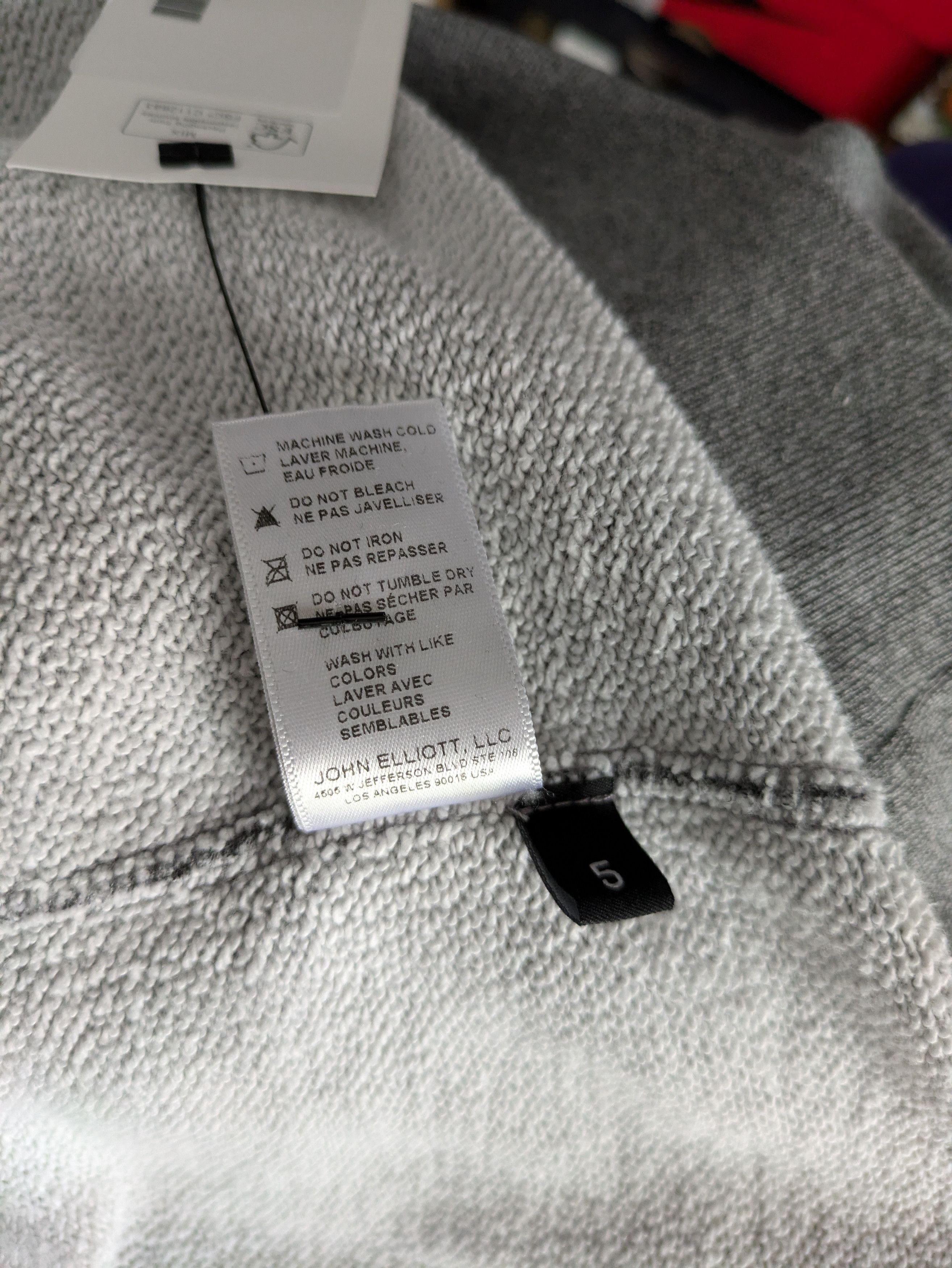 John Elliott Lightweight Villain Crewneck Sweatshirt Size US XXL / EU 58 / 5 - 5 Thumbnail