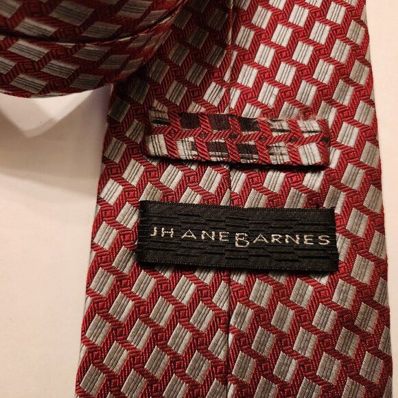 Jhane Barnes jhane Barnes men's new 100%silk tie 3 1/2" X 64 1/2" Size ONE SIZE - 2 Thumbnail