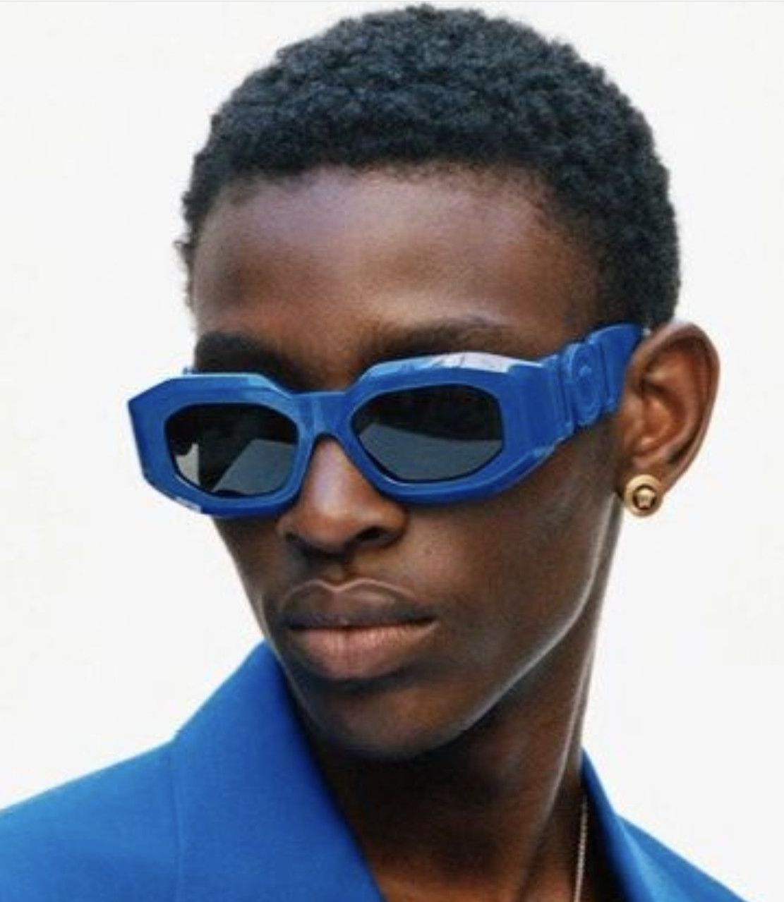 image of New Versace Ve4425U - 536887 Sunglasses in Blue, Men's