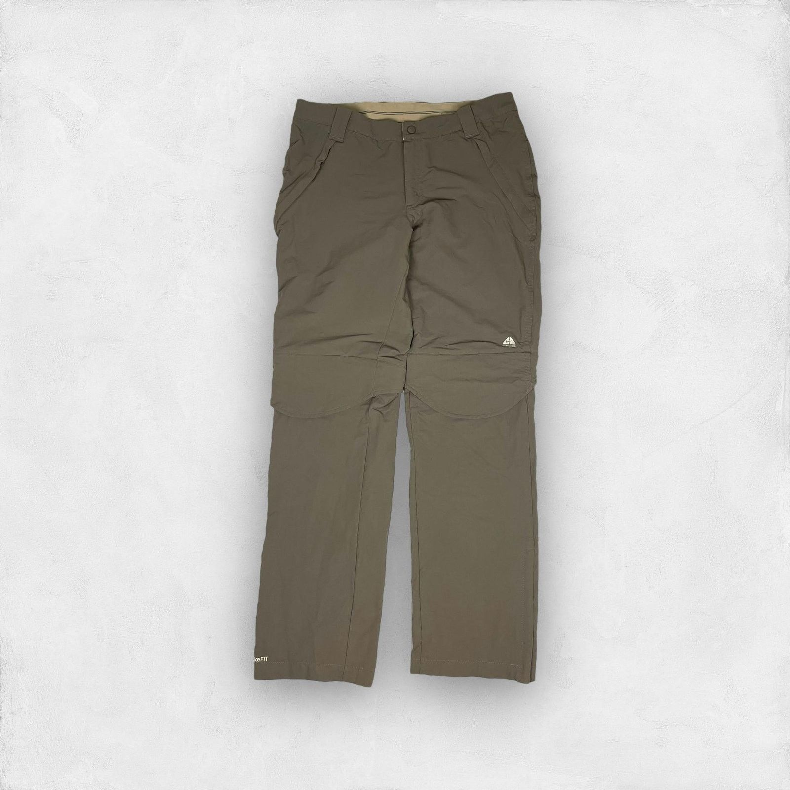 Nike × Nike ACG Nike ACG Dri Fit Women's Brown Ankle Zip Convertible Pants 8 Size 30" / US 8 / IT 44 - 1 Thumbnail