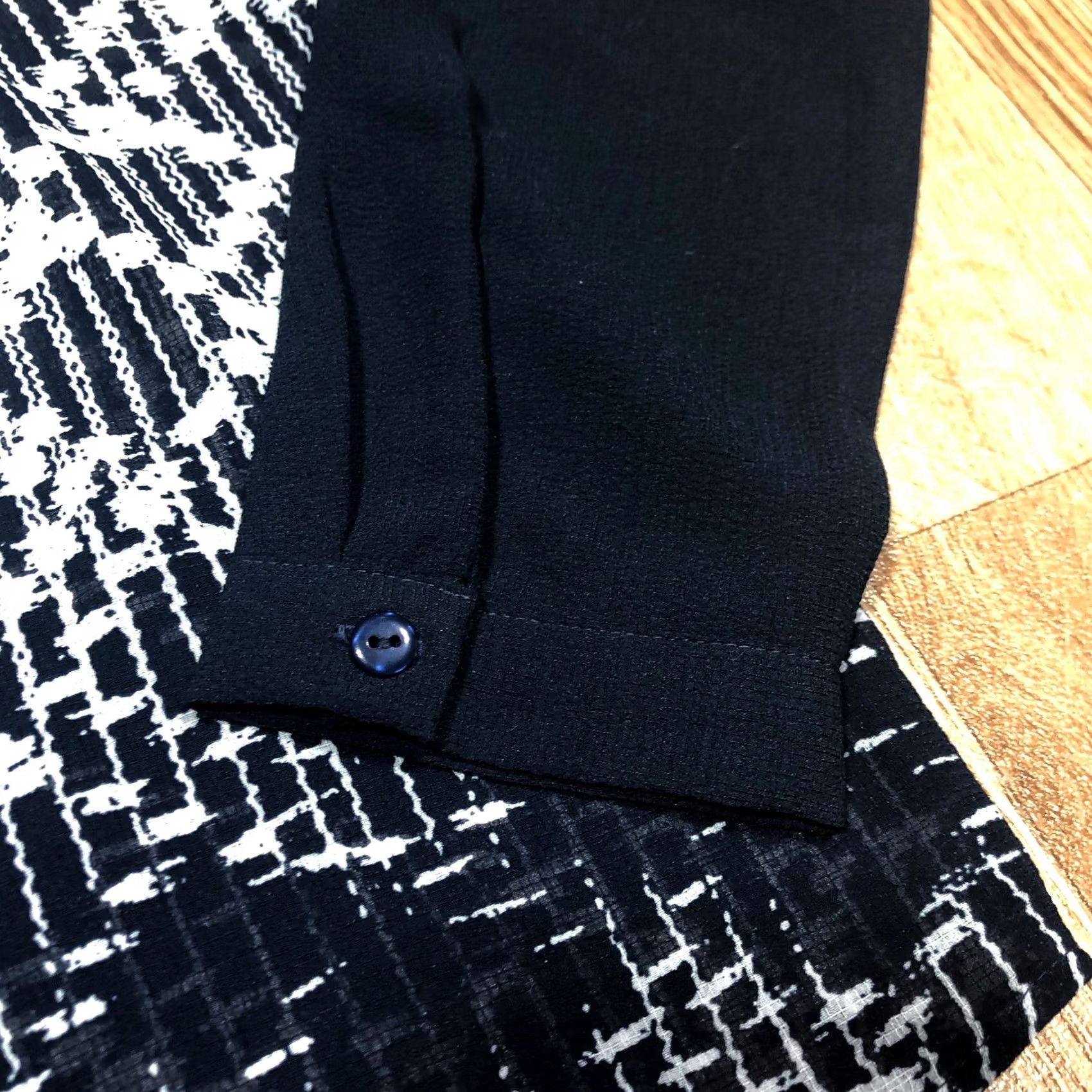 NEXT VINTAGE? No — wait: Next Navy & Black Long Sleeve Top UK 10 Women’s BNWT NEW Size L / US 10 / IT 46 - 4 Thumbnail