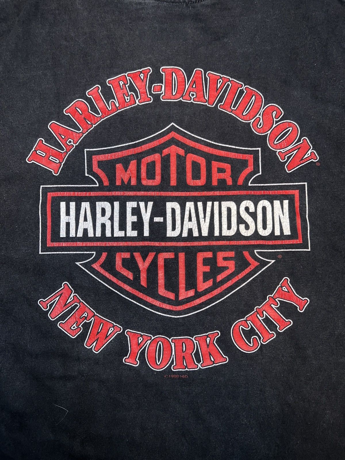 Harley Davidson Vintage 1997 Harley Davidson Eagle Flames tee Size US M / EU 48-50 / 2 - 7 Thumbnail