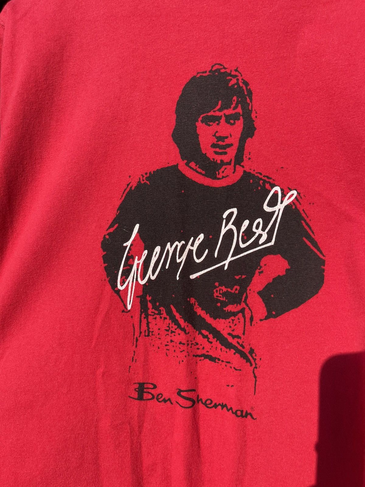 Ben Sherman Ben Sherman George Best Red t-shirt tee Size US M / EU 48-50 / 2 - 5 Thumbnail