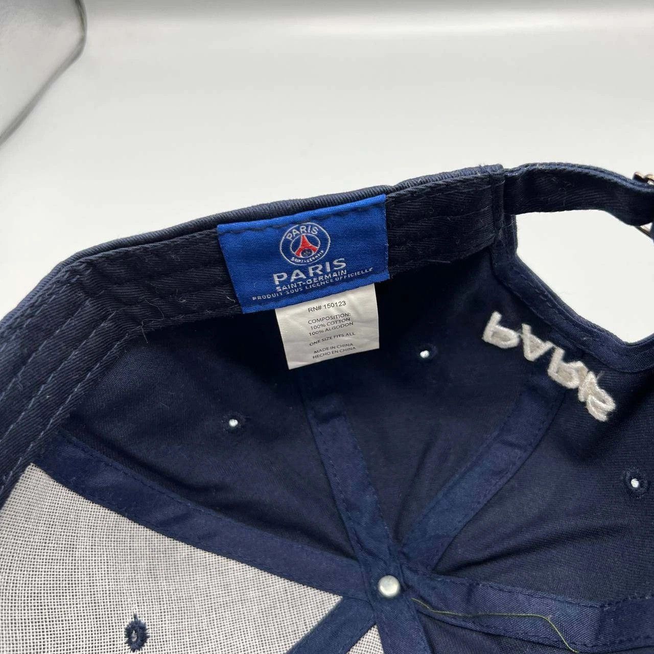 Other Paris Saint Germain Hat Men Blue Embroidered Strap Back Cap Size ONE SIZE - 6 Thumbnail