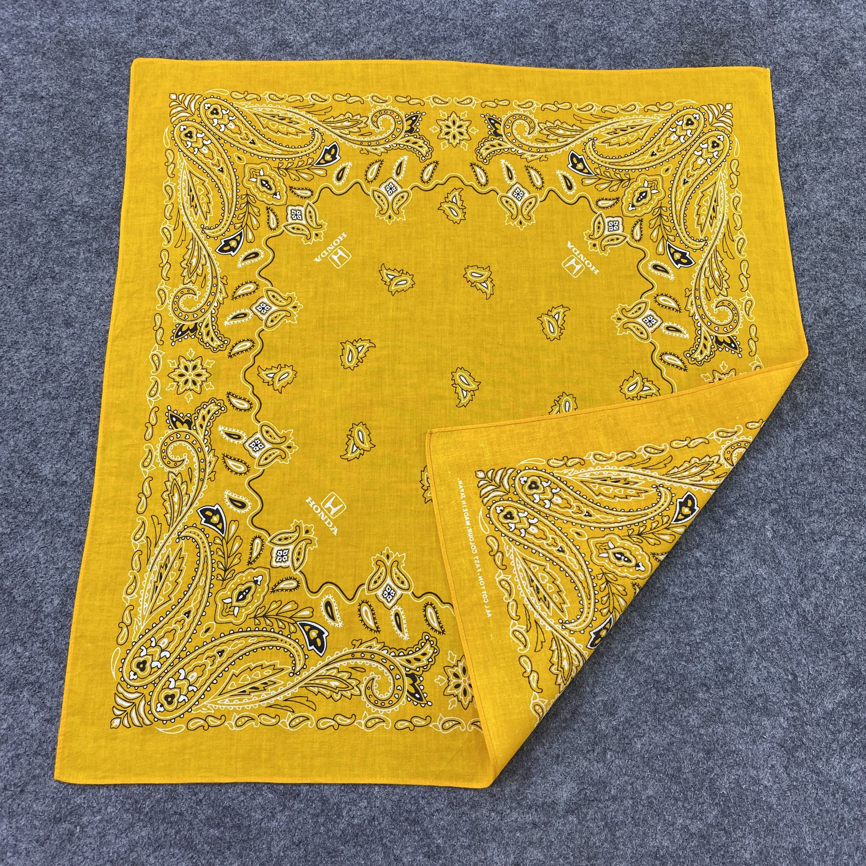 Japanese Brand Paislee Honda Handkerchief / Bandana / Neckerchief-B1421 Size ONE SIZE - 5 Thumbnail
