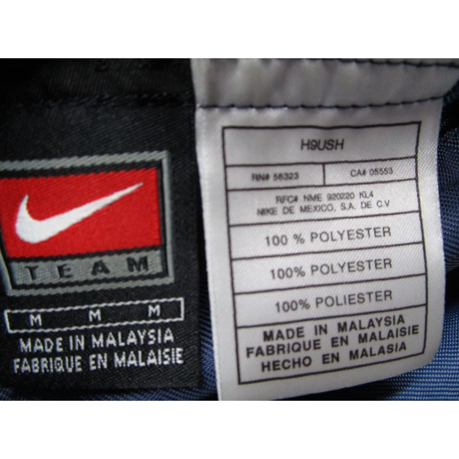 Nike VINTAGE Nike Basketball Jacket Mens M Blue Hooded Fleece Lined Zip 90s Size US M / EU 48-50 / 2 - 2 Thumbnail