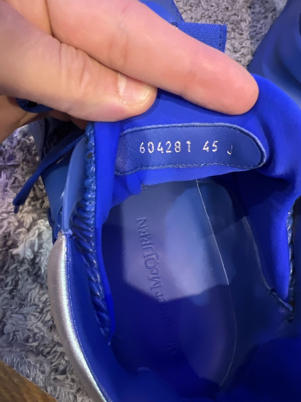 Alexander McQueen Alexander mcqueen “ultramarine silver” Size US 12 / EU 45 - 6 Thumbnail