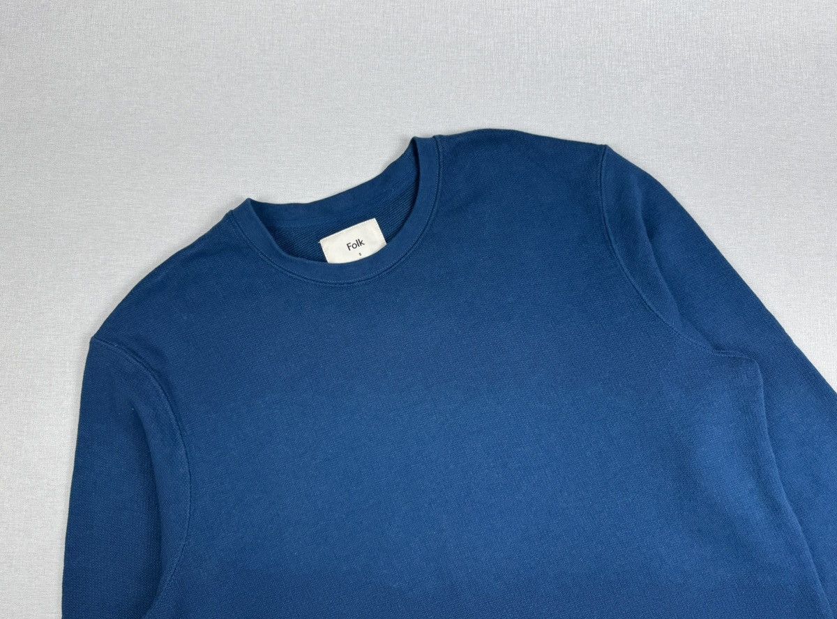 Folk Men’s FOLK Navy Blue Crew Neck Sweatshirt Size 5 Size US XL / EU 56 / 4 - 2 Thumbnail