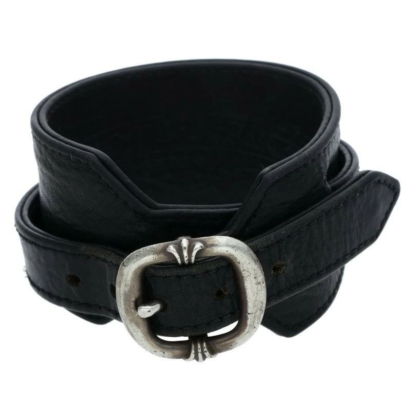 Chrome Hearts Chrome Hearts Tiny Buckle Leather Bracelet | Grailed