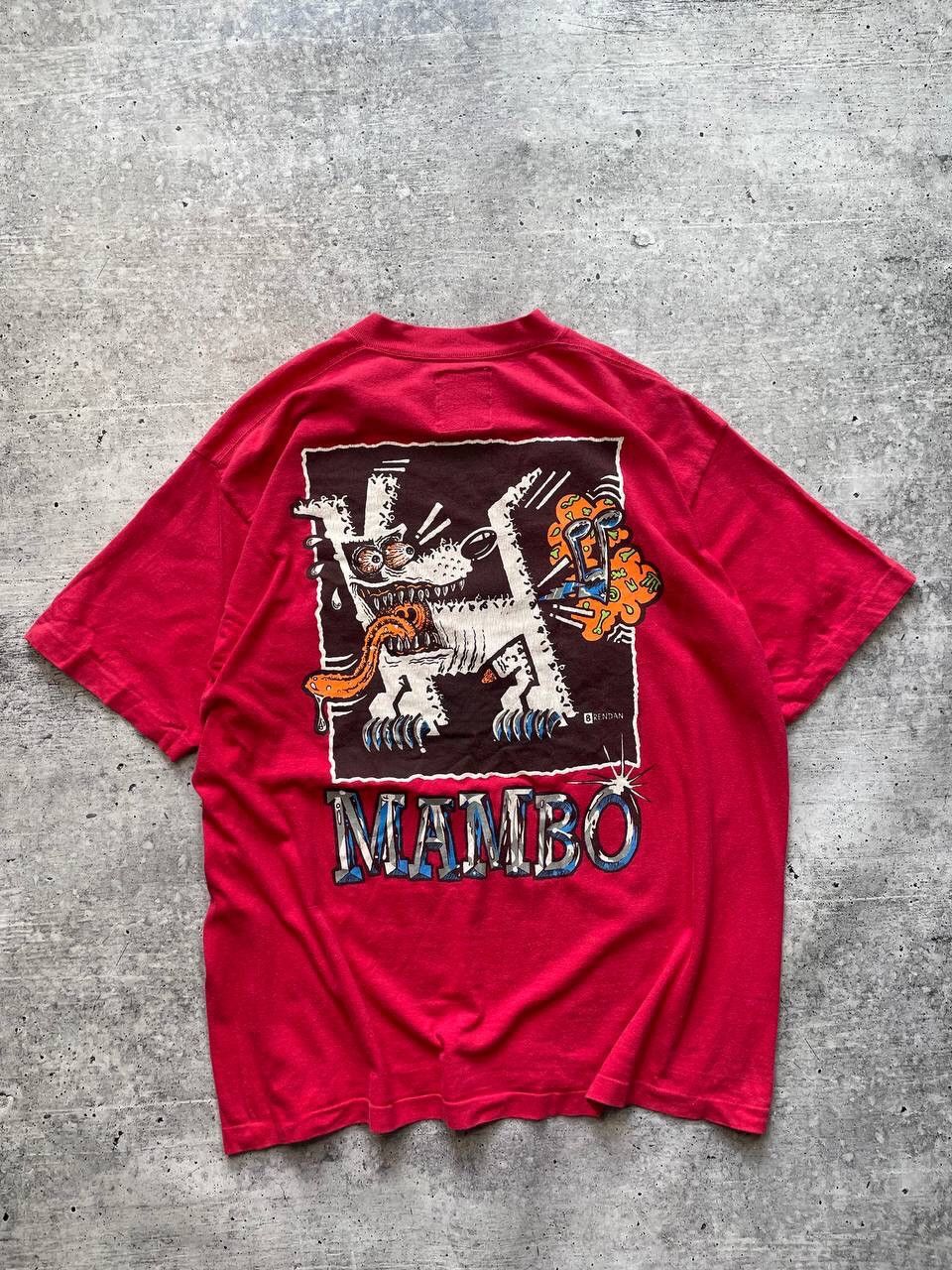 Mambo × Vintage Rare Vintage 90s Mambo Big Logo Dog Tee T-Shirt Y2K Size US L / EU 52-54 / 3 - 1 Thumbnail