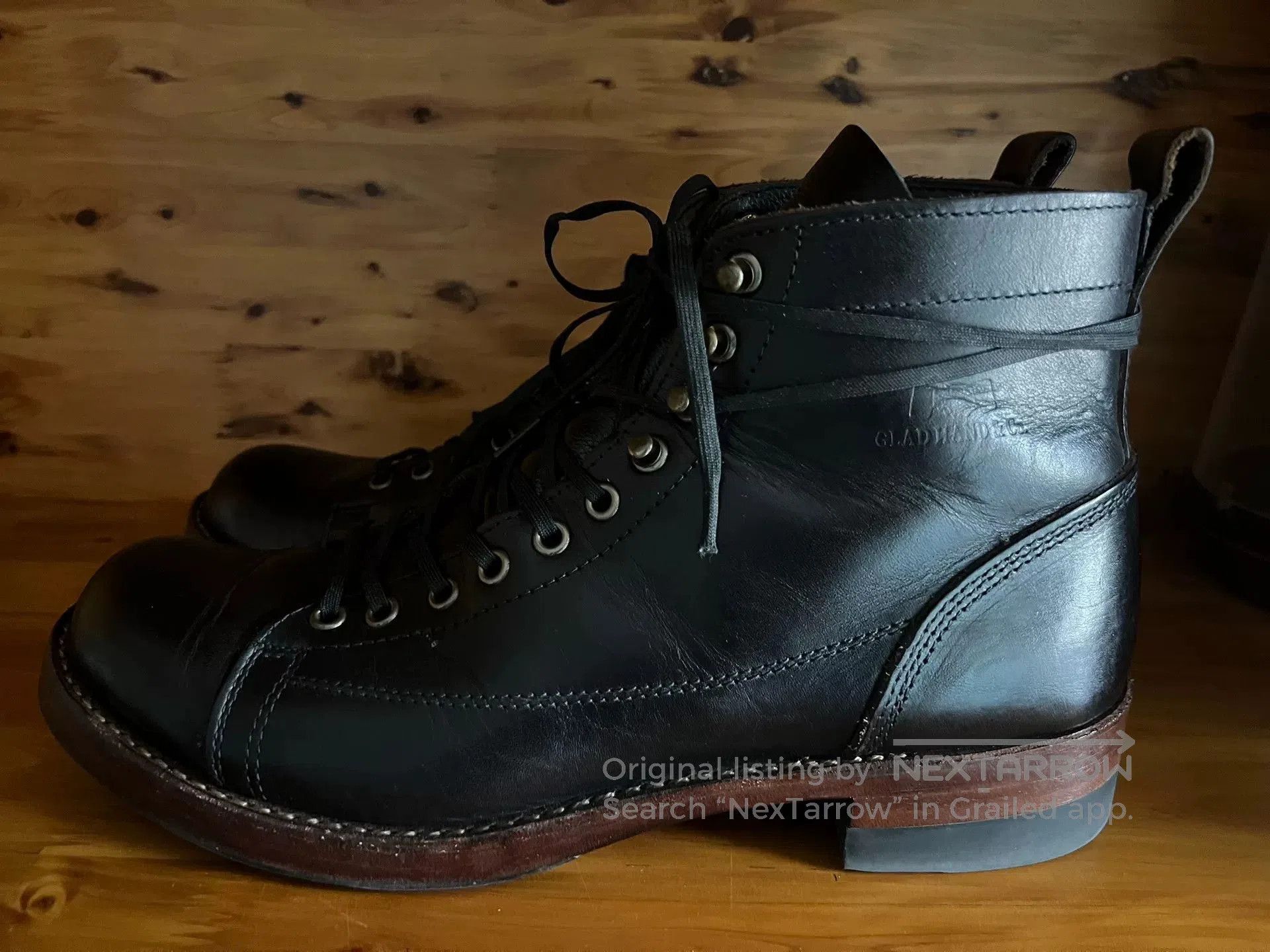 Japanese Brand Glad Hand x All American Short Face Boots. Size US 9.5 / EU 42-43 - 1 Thumbnail