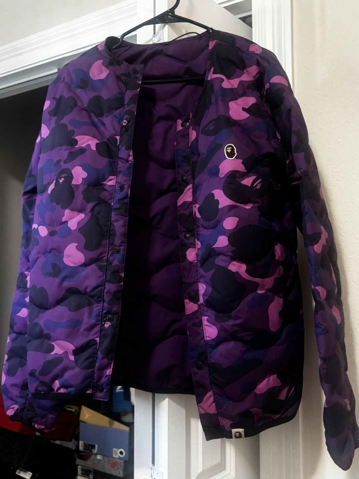 Bape Purple BAPE Camo coat/jacket Size Large Size US L / EU 52-54 / 3 - 1 Thumbnail