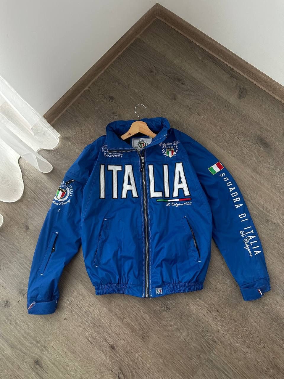 Japanese Brand × Polo Ralph Lauren × Vintage Vintage Polo Ralph Lauren Style ITALIA 10 Blue Jacket Size US M / EU 48-50 / 2 - 1 Thumbnail
