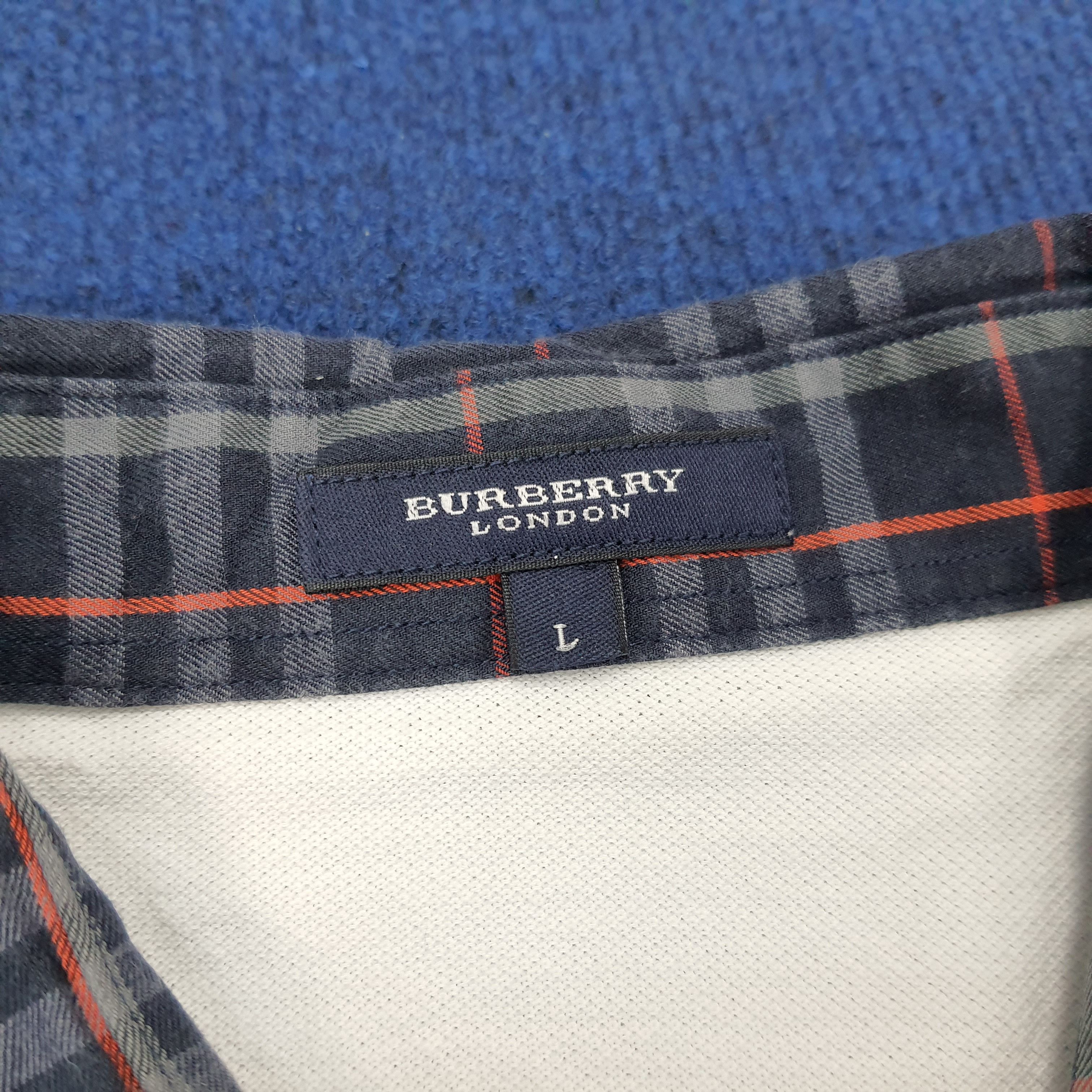 Burberry × Vintage Vintage Burberry London Polo Shirt Size US M / EU 48-50 / 2 - 5 Thumbnail
