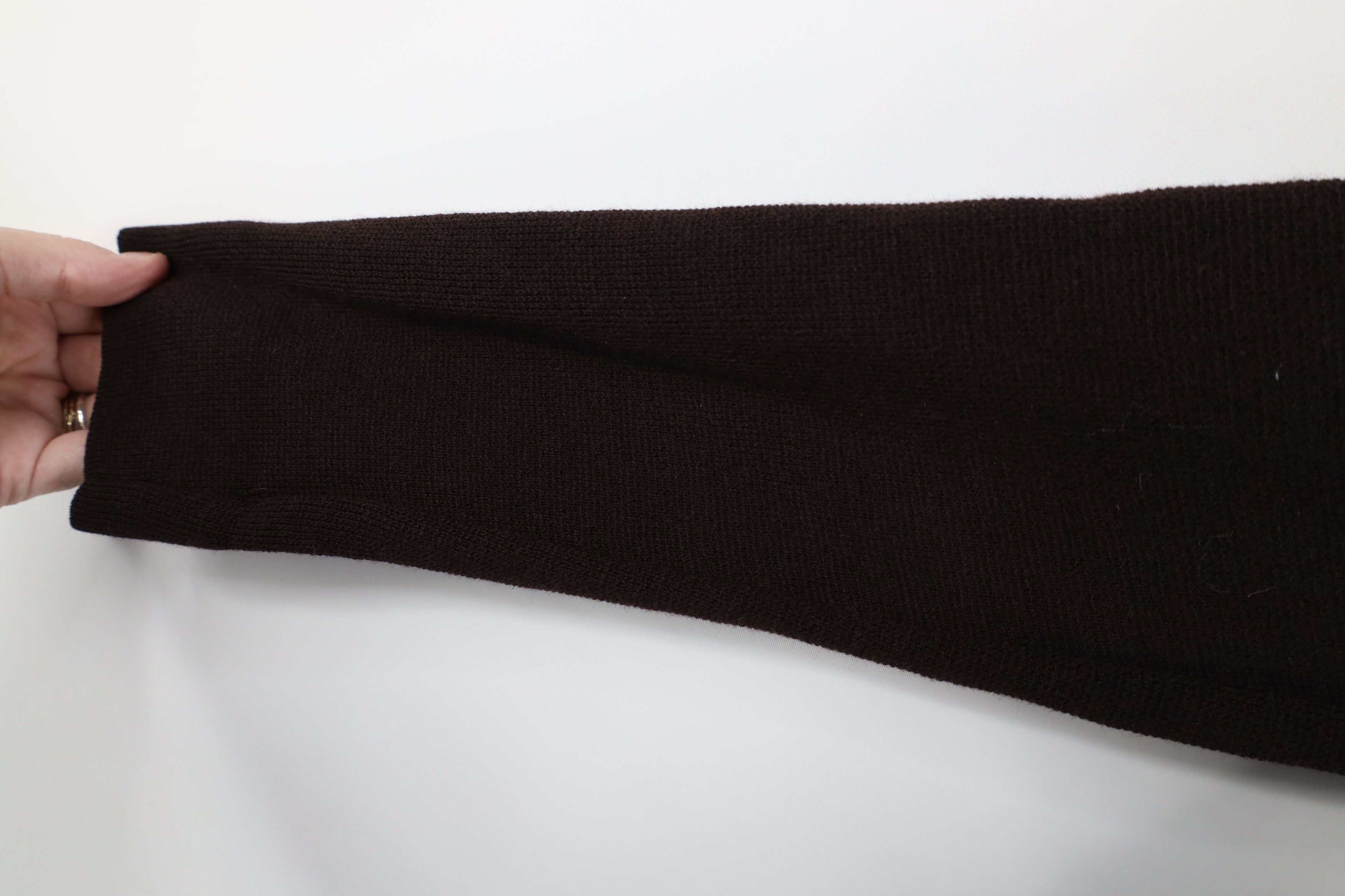 Eileen Fisher × Vintage Eileen Fisher Heavyweight Knit Open Front Cardigan Sweater Size S / US 4 / IT 40 - 7 Thumbnail
