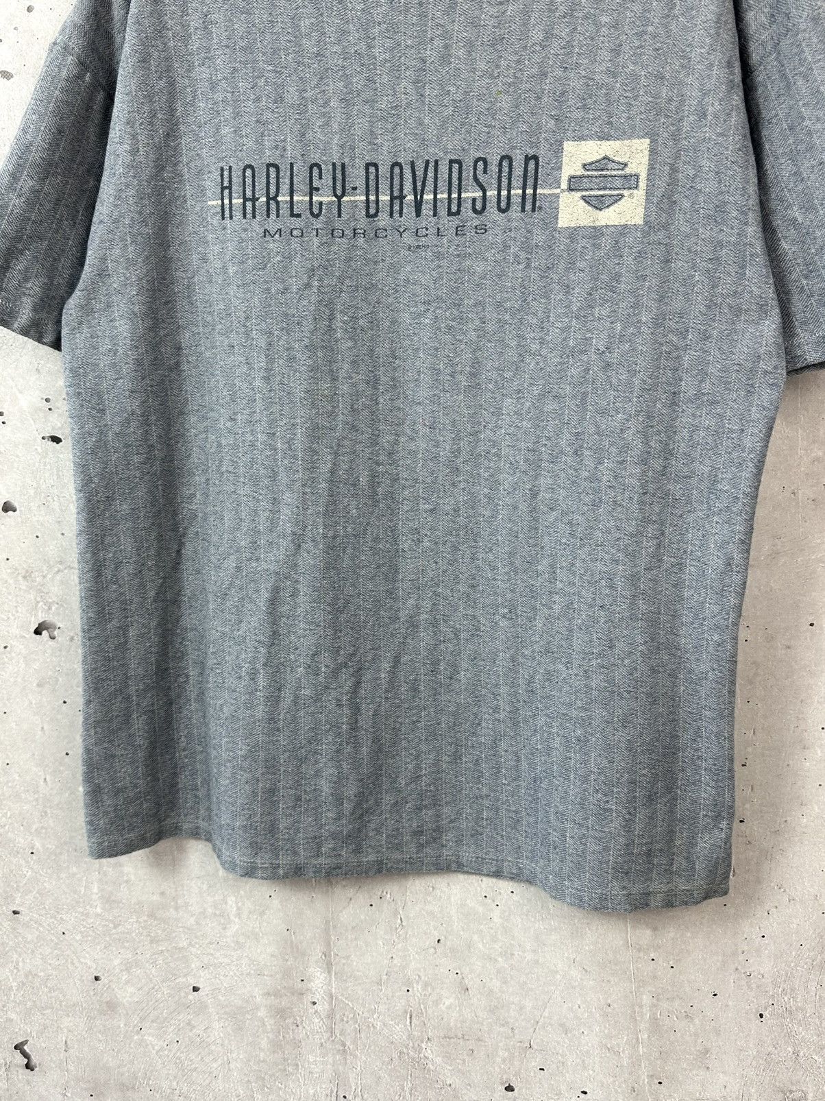 Vintage Vintage Harley-Davidson 1997 Made in USA Blue T-shirt Size US XL / EU 56 / 4 - 5 Thumbnail