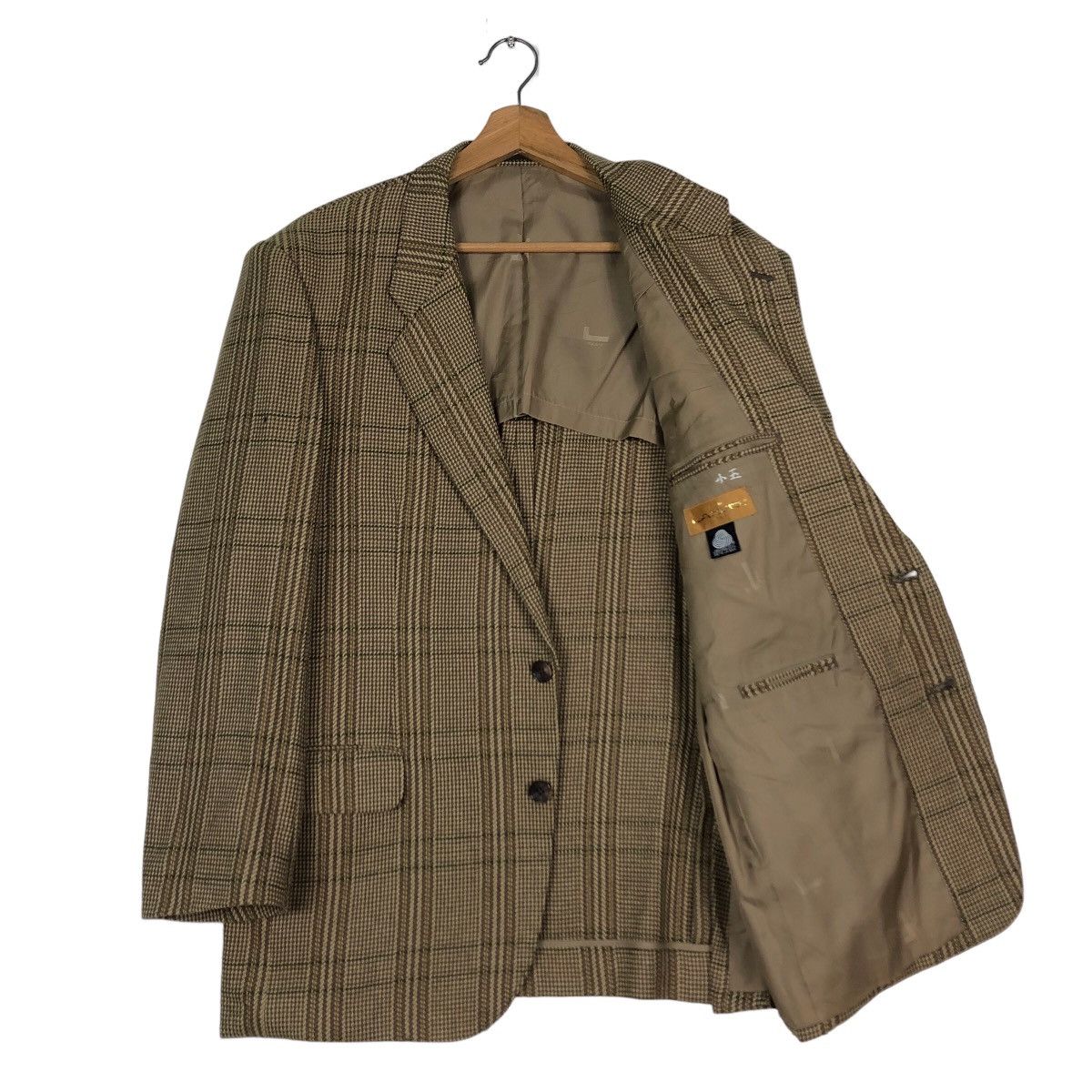 Lancel 🔥Vintage Casual Coats Double Breasts Lancel Paris Tartan Size US M / EU 48-50 / 2 - 11 Thumbnail