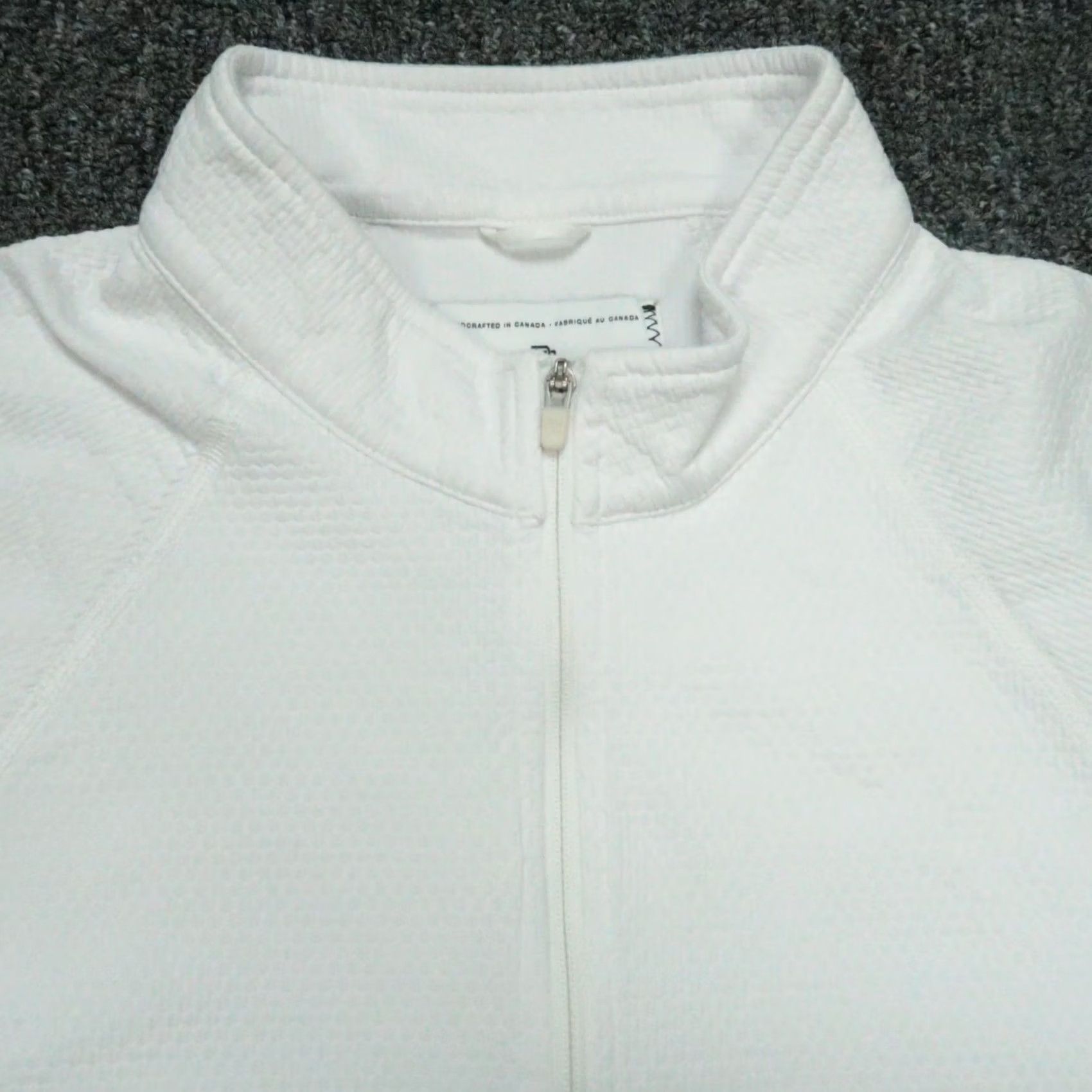 Reigning Champ Reigning Champ Pullover Men M White 1/4 Zip Textured Performance Athletic Casual Size US M / EU 48-50 / 2 - 2 Thumbnail