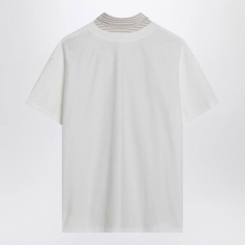 Tシャツ・カットソー MAISON MARGIELA IVORY COTTON OVERSIZE T-SHIRT Maison Margiela Ivory Cotton Oversize T-Shirt | Grailed