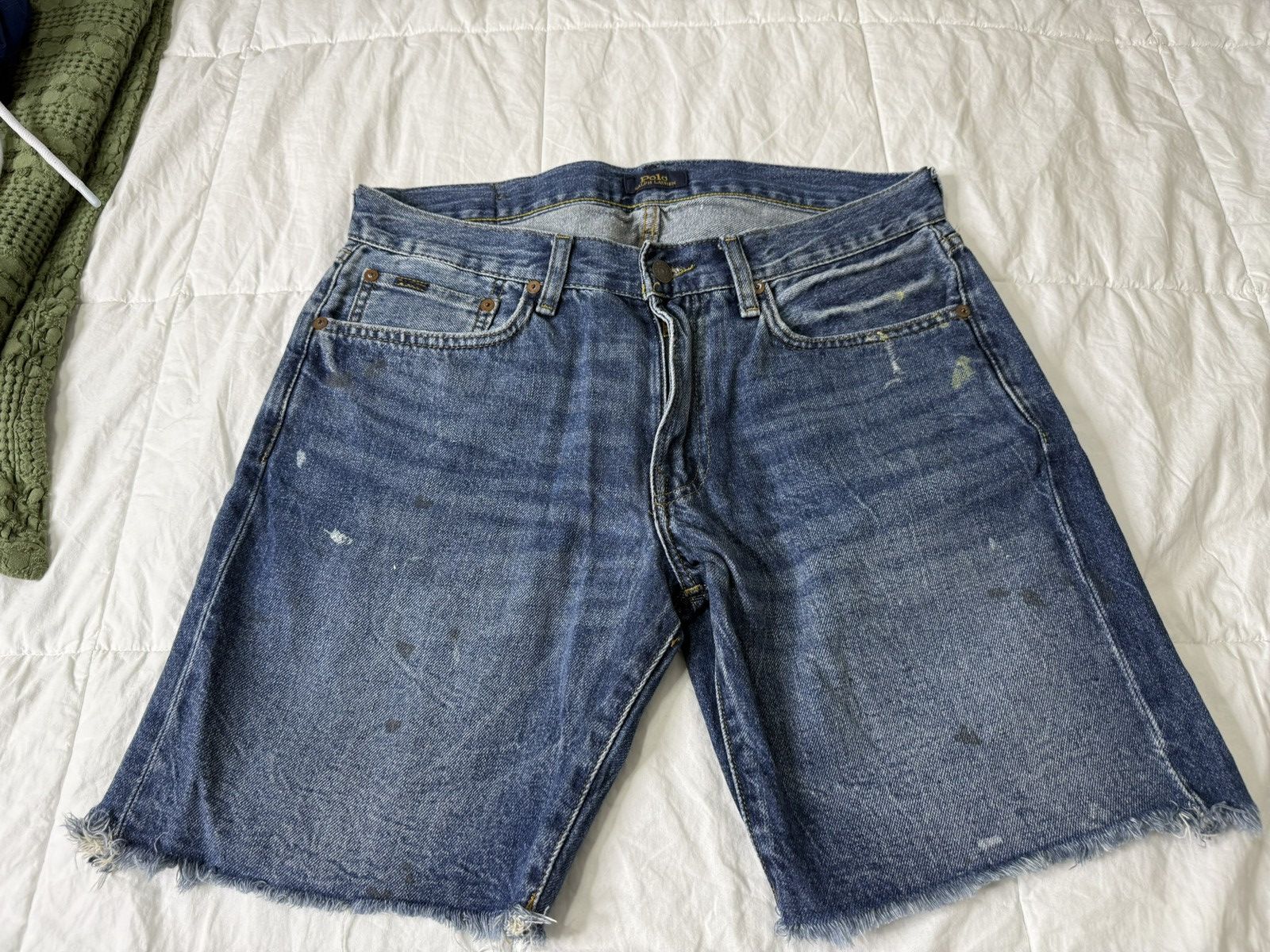 Polo Ralph Lauren Polo Ralph Lauren Denim Cut Off Jean Shorts Mens Sz 31 Blue Size US 31 - 1 Thumbnail