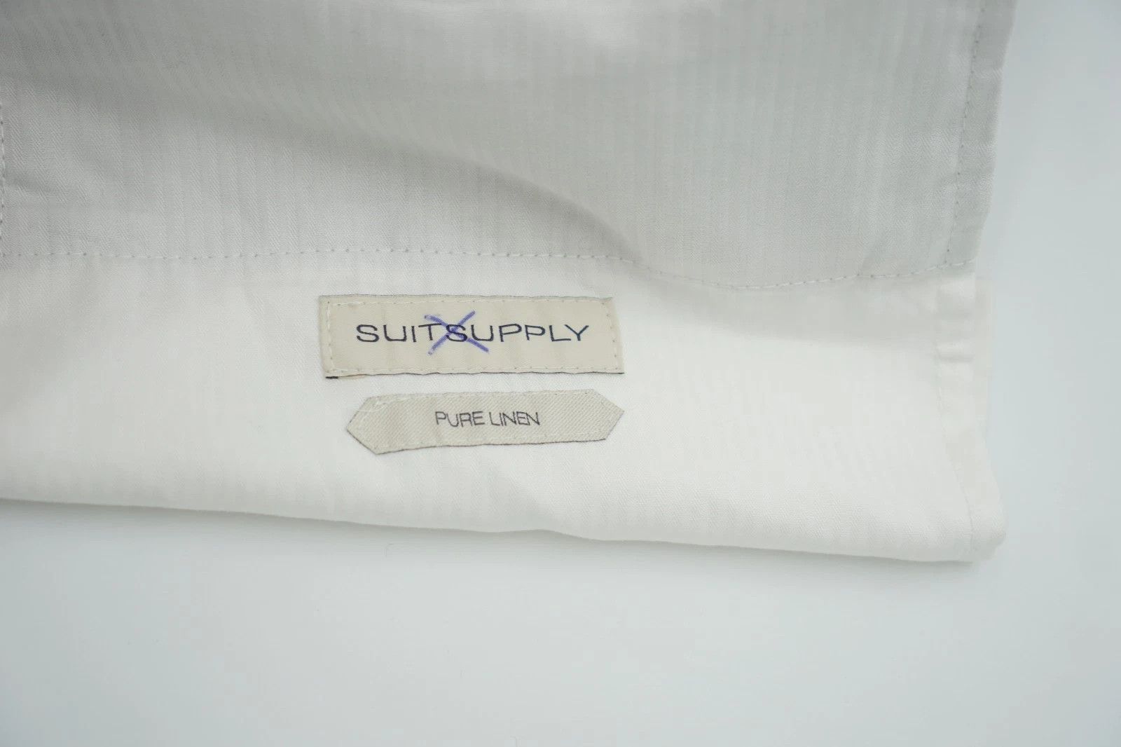 Suitsupply Men Suitsupply Pants Grey 100% Pure Linen Size UK/US38 Size 38R - 7 Thumbnail