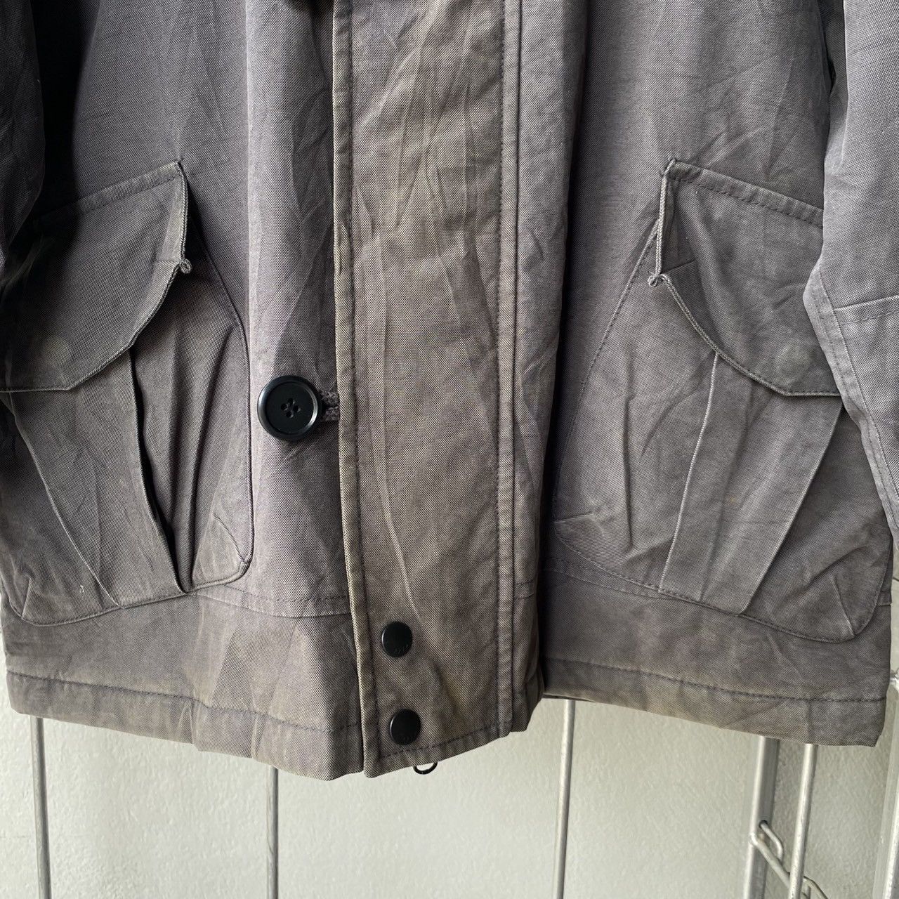 PPFM PPFM Gray Fur-Collar Puffer Jacket Size US L / EU 52-54 / 3 - 13 Thumbnail