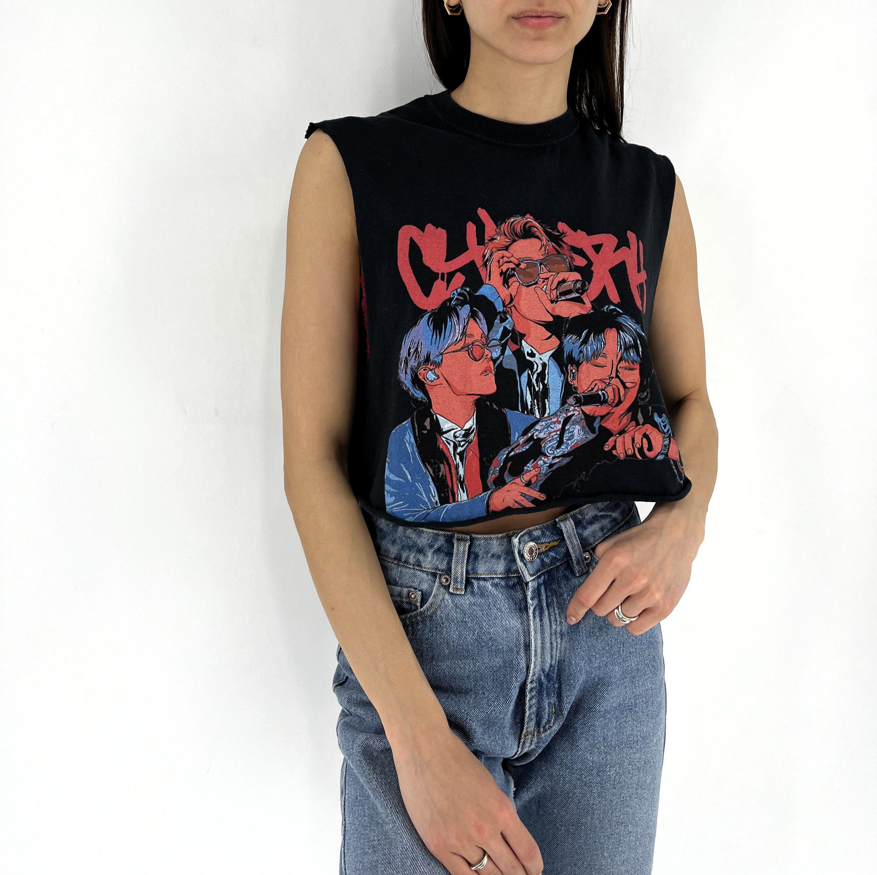 Band Tees BTS graphic women's fitted kpop k-pop T-shirt Rare Size M / US 6-8 / IT 42-44 - 3 Thumbnail