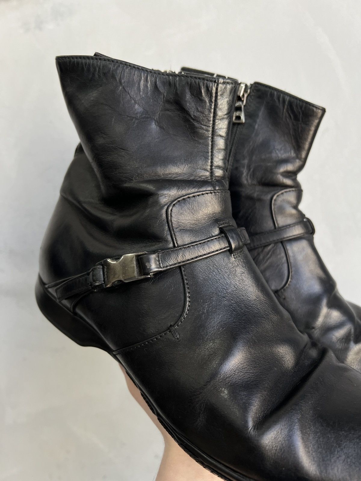 Prada Prada sport ankle moto boots hype avant garde y2k Size US 8.5 / EU 41-42 - 4 Thumbnail