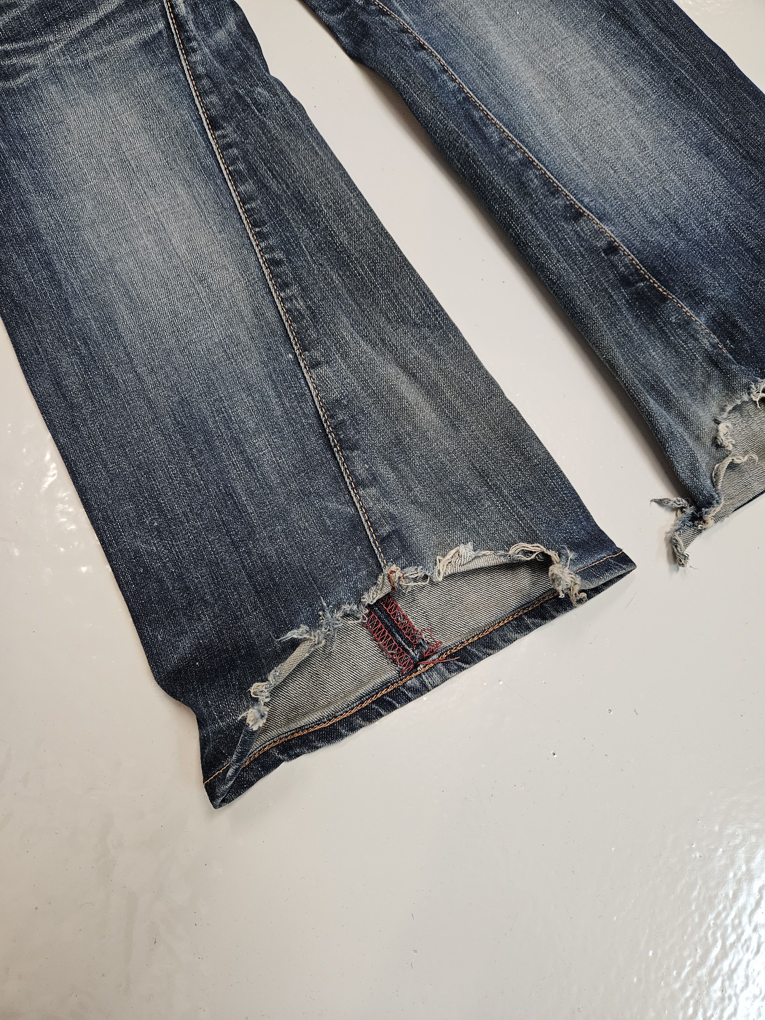 Edwin Edwin blue trip distressed washed bootcut denim Size US 34 / EU 50 - 13 Thumbnail