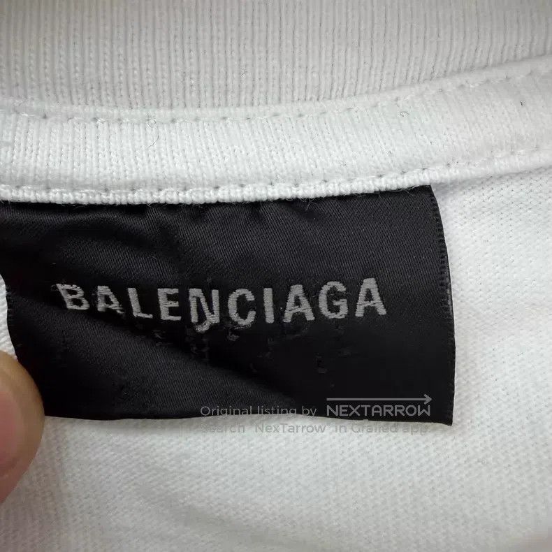 Balenciaga Balenciaga White Letter Shirt Size US M / EU 48-50 / 2 - 3 Thumbnail