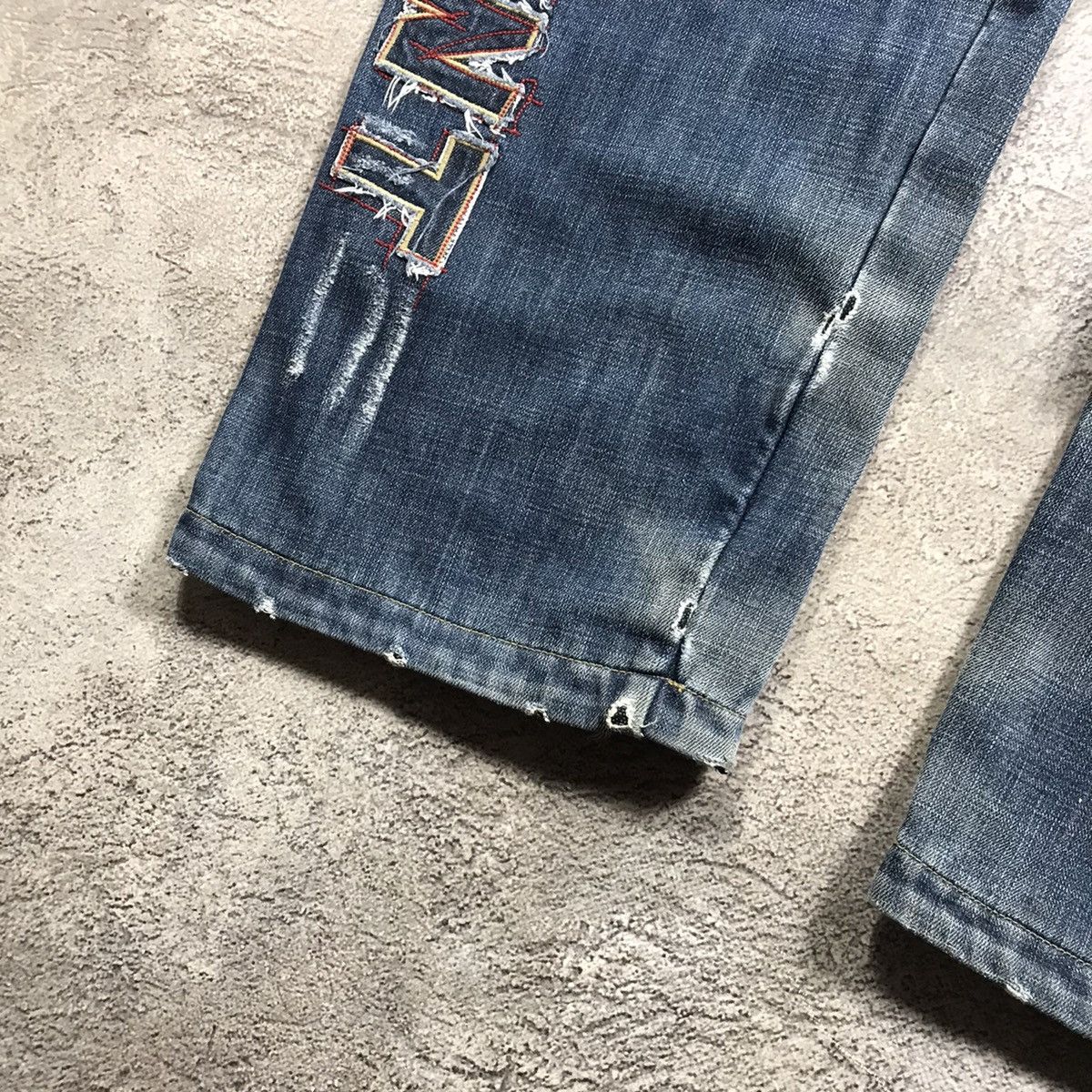 Other Vintage Faded Japan 90s Distressed Denim Jeans Spring Pants Size US 30 / EU 46 - 4 Thumbnail