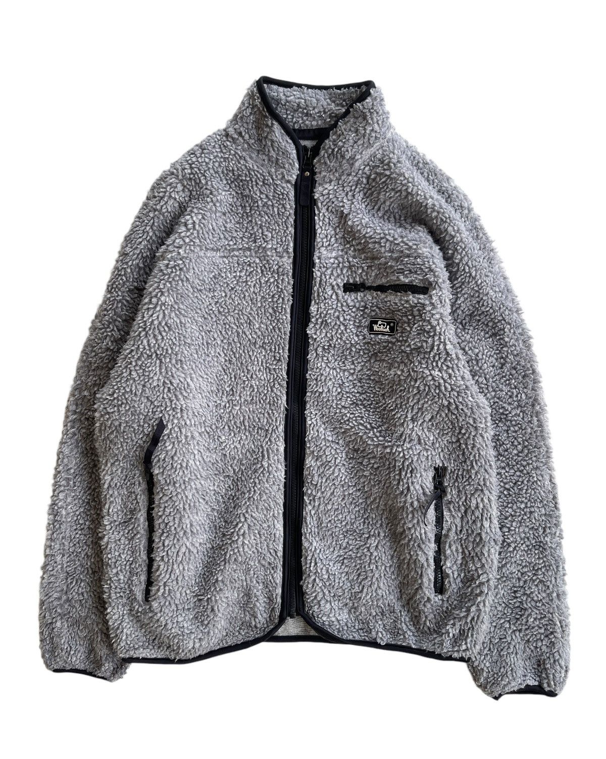 Woolrich Woolen Mills 90s Woolrich Teddy Fleece Jacket Size US L / EU 52-54 / 3 - 1 Thumbnail
