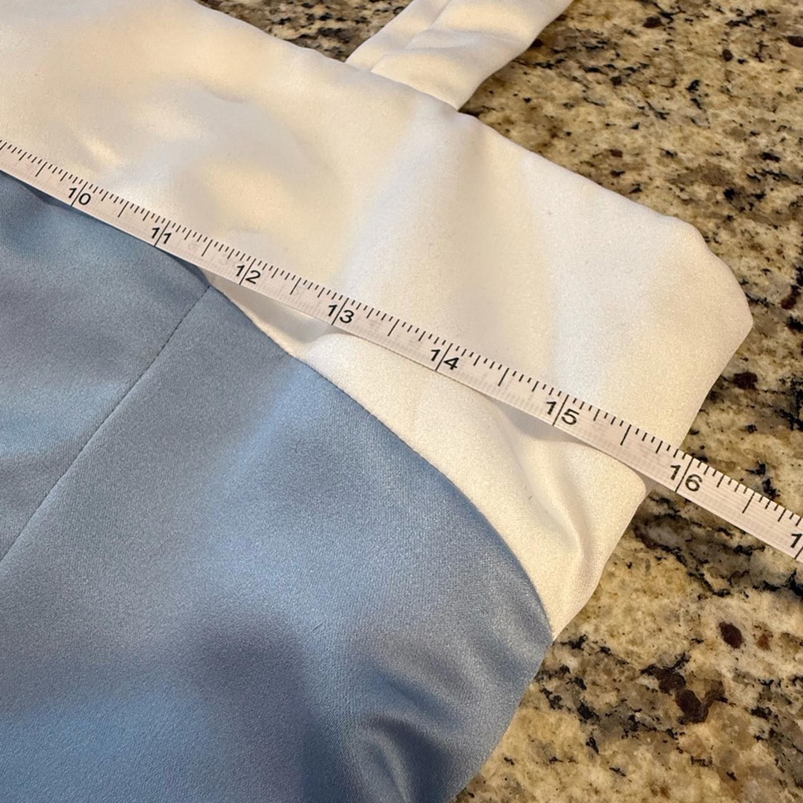 Other Handmade formal tunic top sky blue with white trim SZ SM Size S / US 4 / IT 40 - 8 Thumbnail