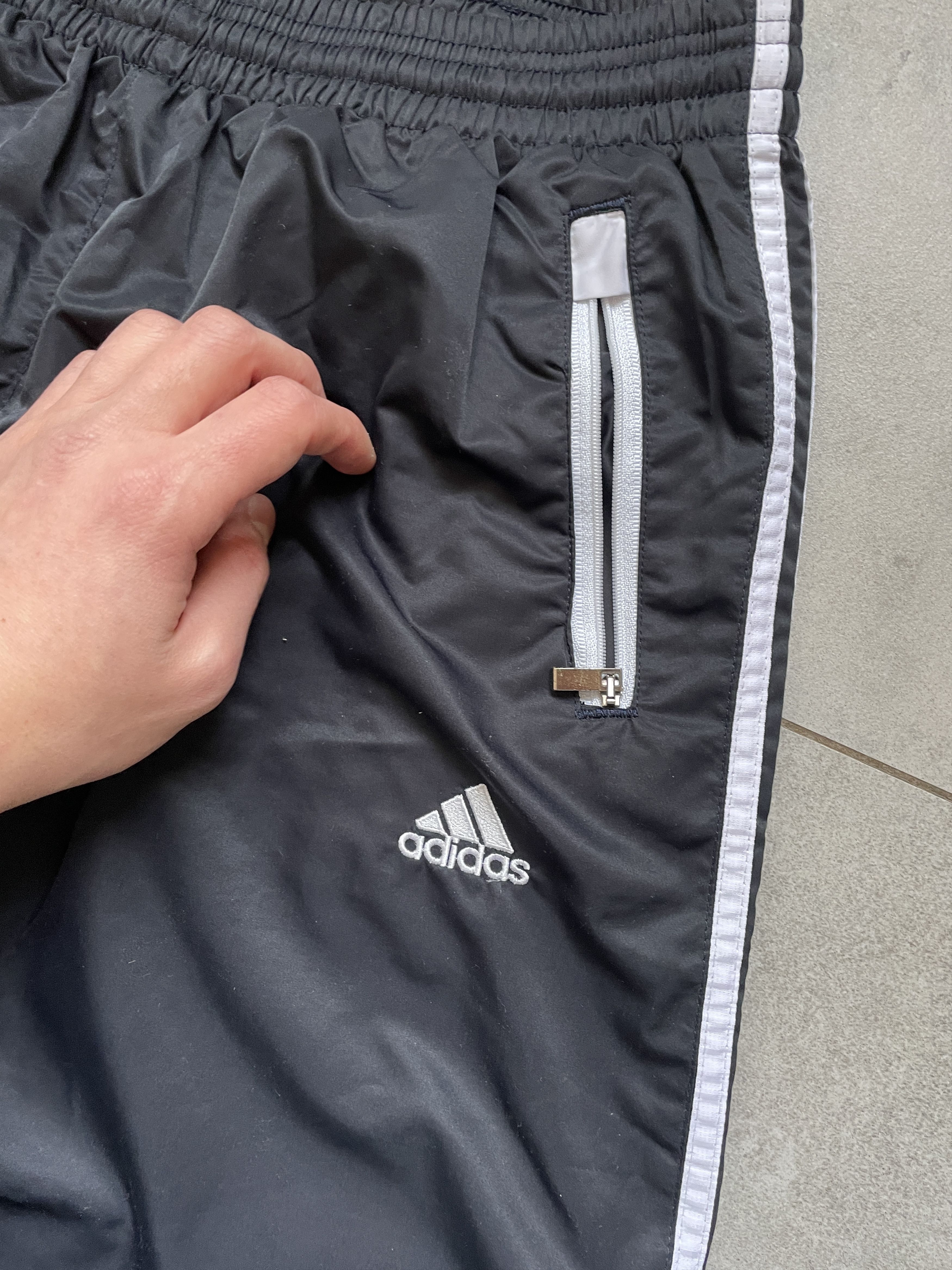 Adidas Y2K ADIDAS BLACK WHITE GERMANY BLOKECORE TRACKSUIT Size US L / EU 52-54 / 3 - 5 Thumbnail