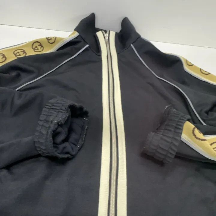 Gucci Gucci Gucci SS20 Oversized Logo Knit Jacket -2506 Size US M / EU 48-50 / 2 - 8 Thumbnail