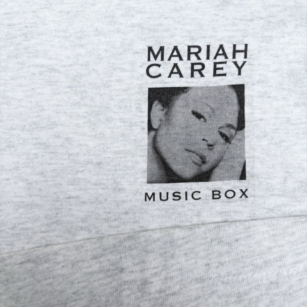 Vintage Mariah Carey 1993 93 90s Vintage Music Box Band L/S T-Shirt Size US L / EU 52-54 / 3 - 3 Thumbnail