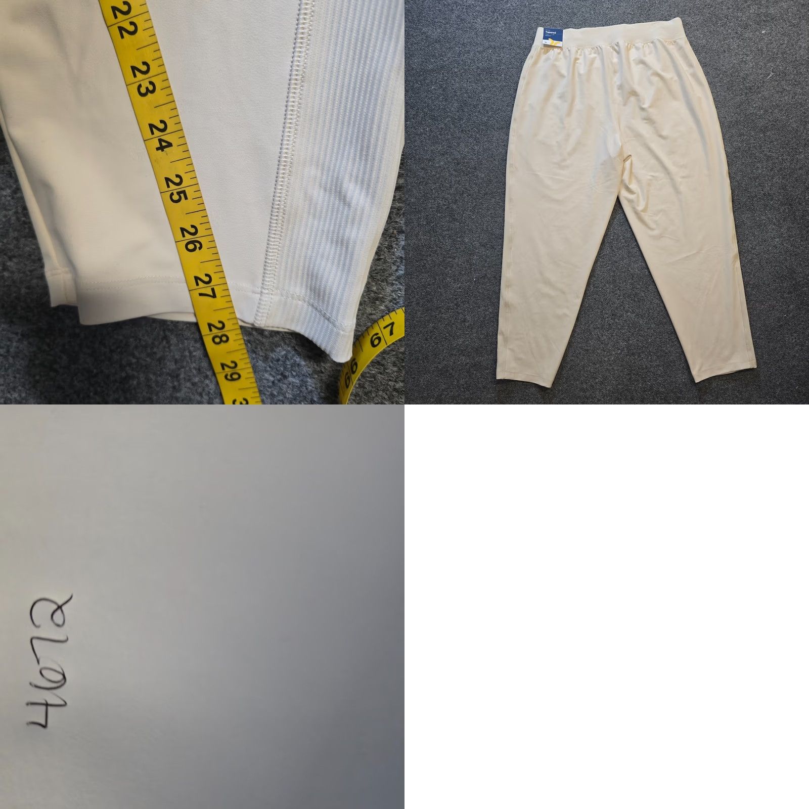 Old Navy Old Navy Pants Womens XL Beige Powersoft Tapered Ankle Pull On Capsule Athletic Size 40" / US 18 - 8 Thumbnail