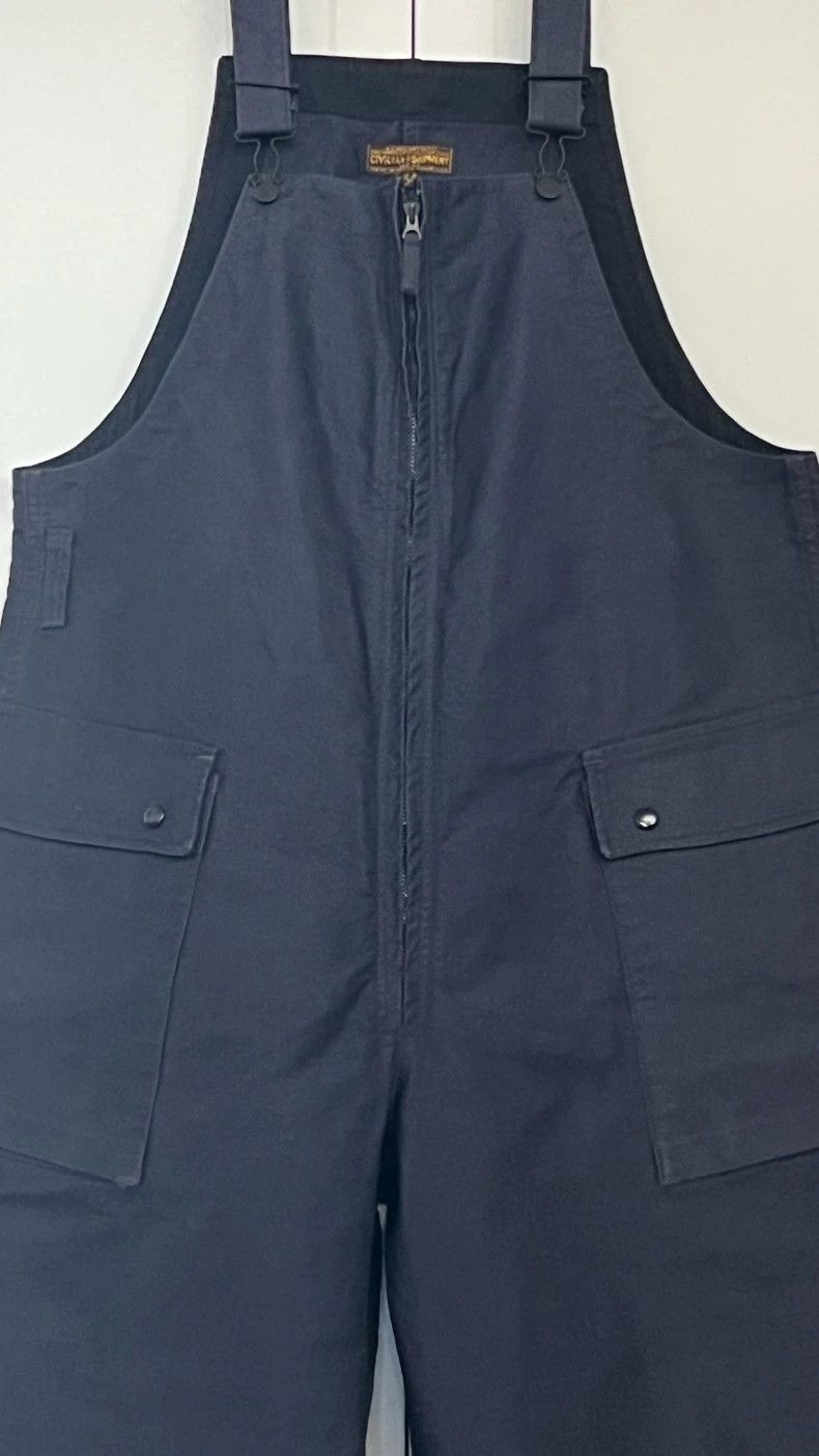 Freewheelers FREEWHEELERSDark blue N1 fabric fly suspenders pants 2503-N Size US 34 / EU 50 - 2 Thumbnail