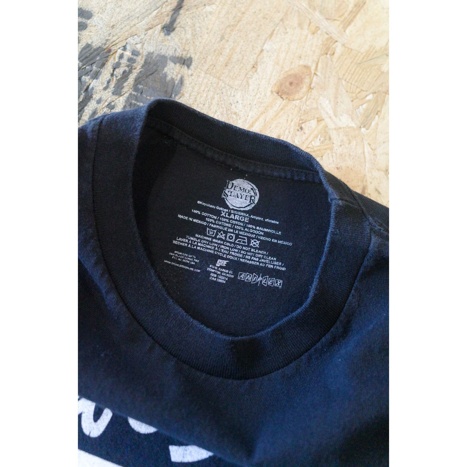 Other Demon Slayer T-shirt, Black - X-Large Size US XL / EU 56 / 4 - 4 Thumbnail