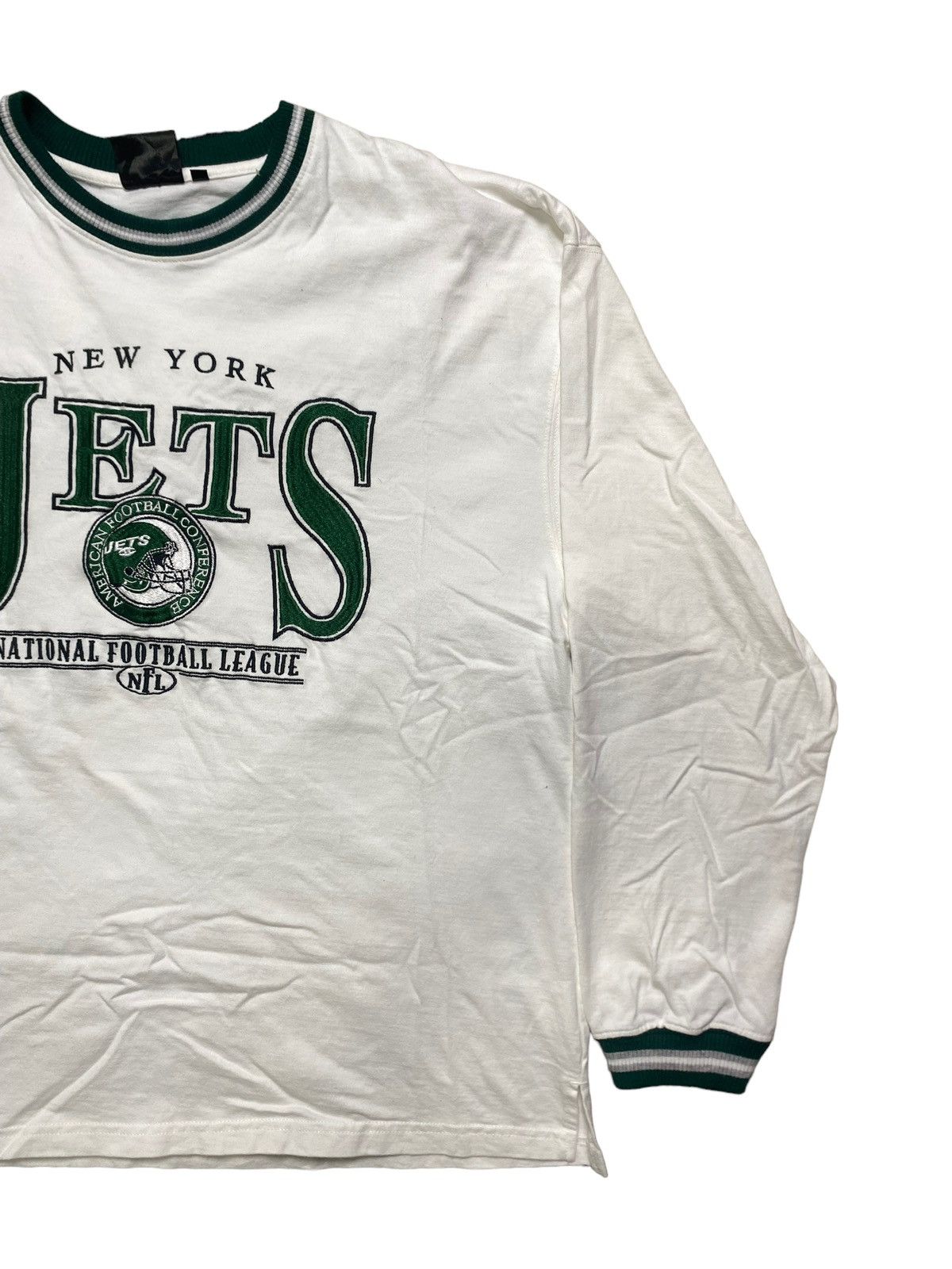 NFL VINTAGE NFL NEW YORK JETS LONG SLEEVE TEE Size US L / EU 52-54 / 3 - 2 Thumbnail